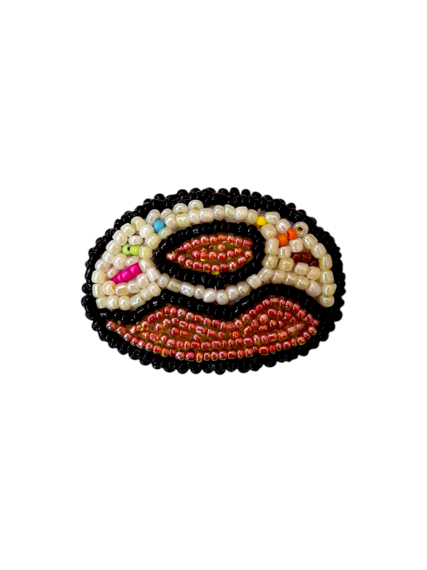 Broche de dona glaseada