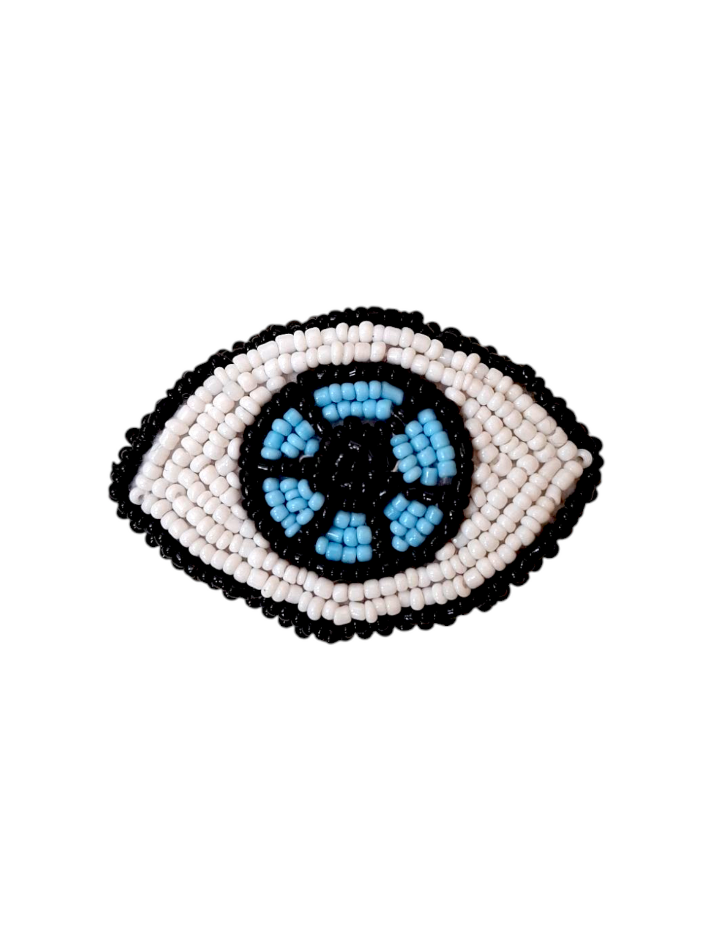 Broche de ojo azul