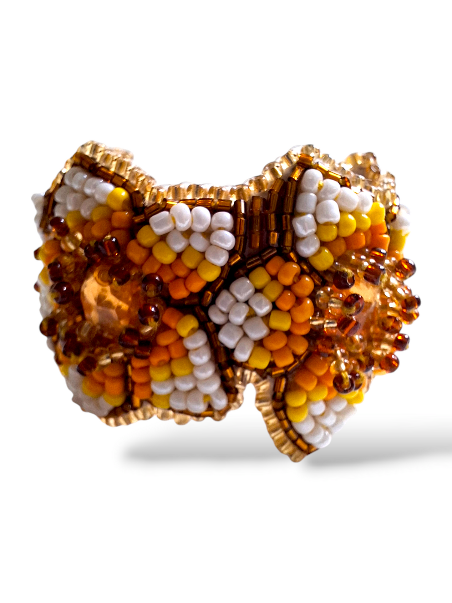 Pulsera de flores de zinnia