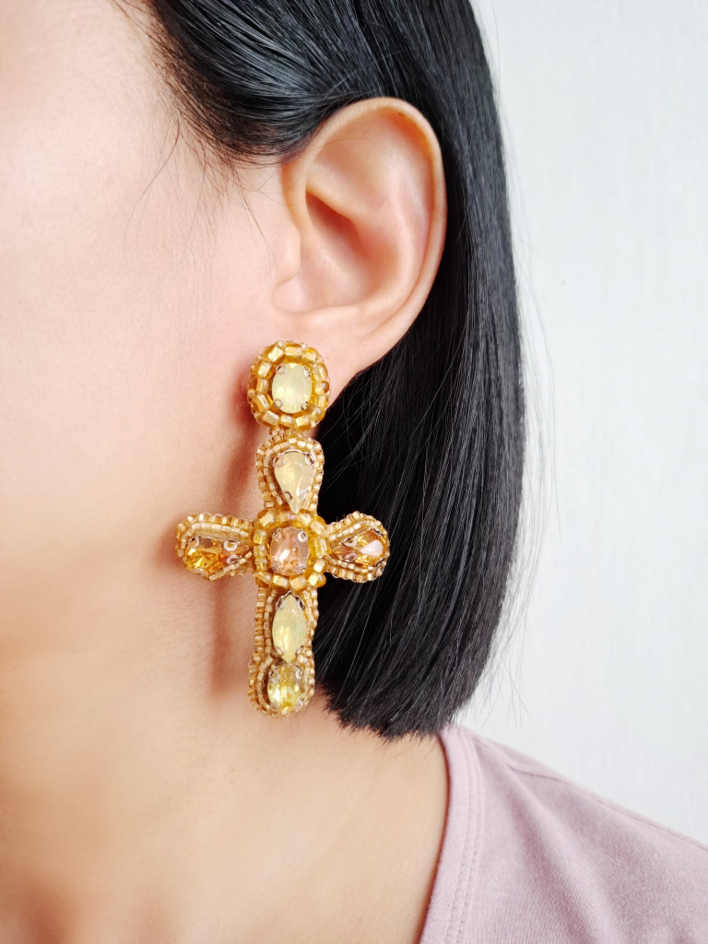 Pendientes de cruz