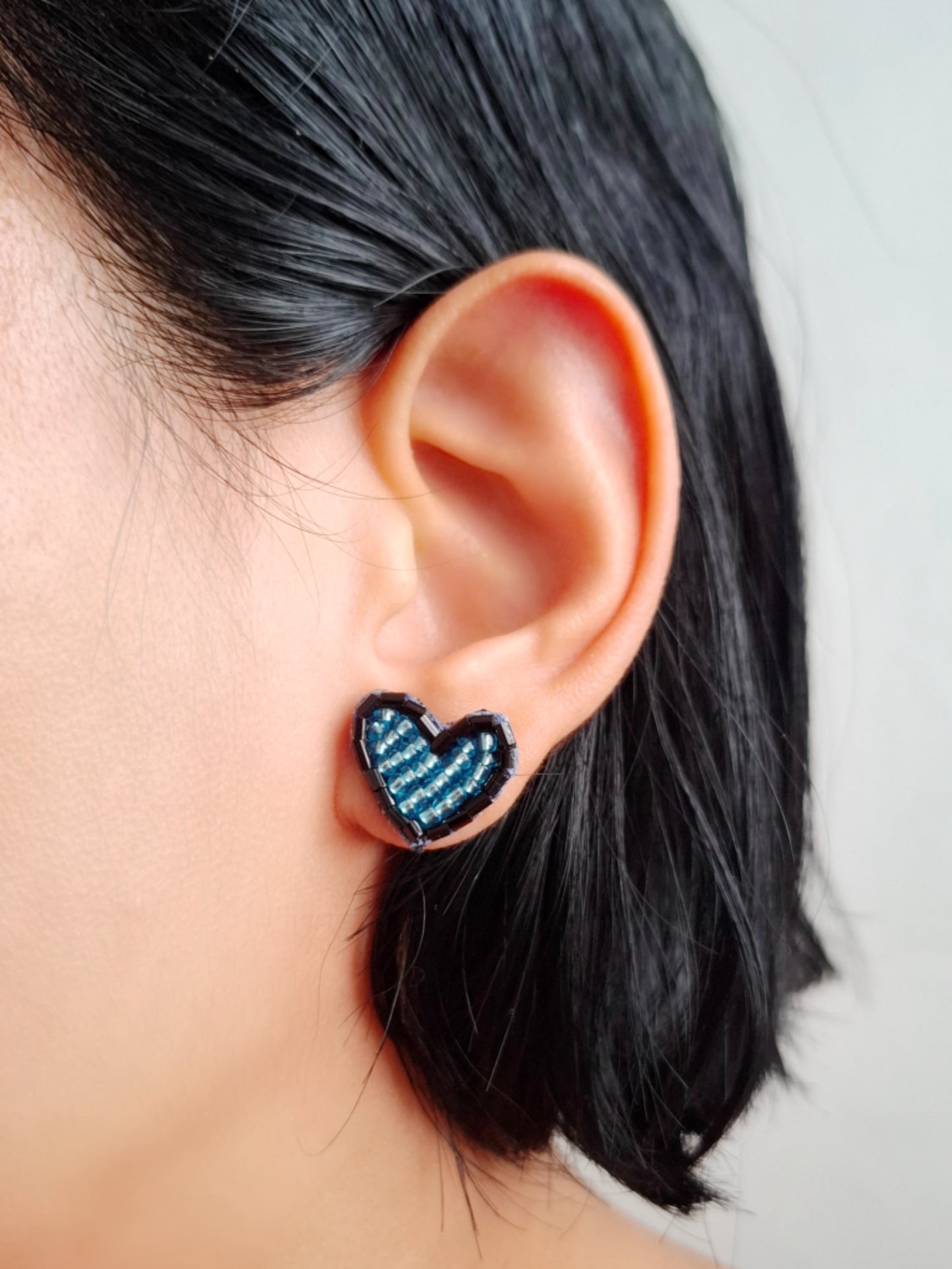 Pendientes de corazones Emory
