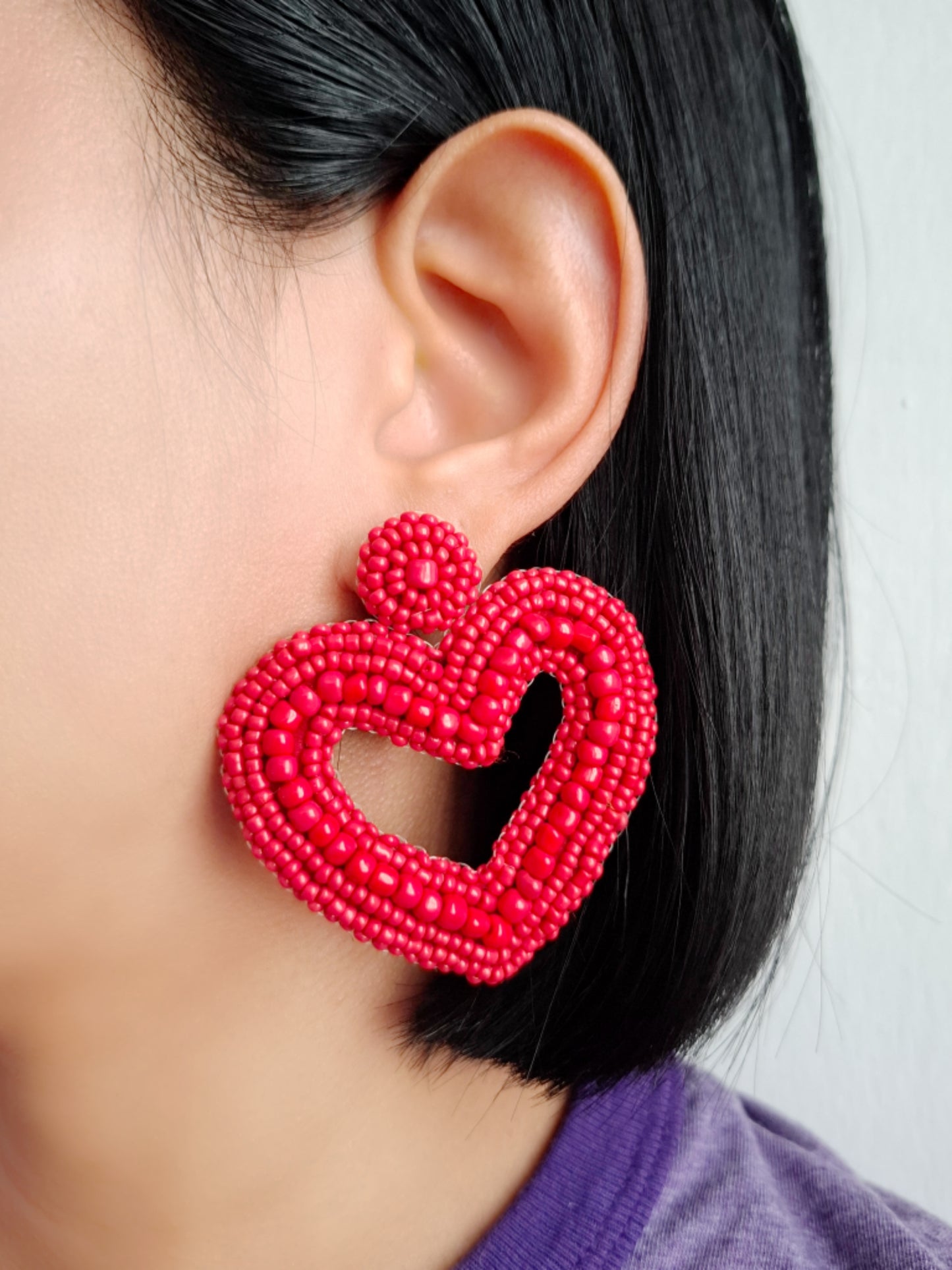 Pendientes de corazones Kokoro