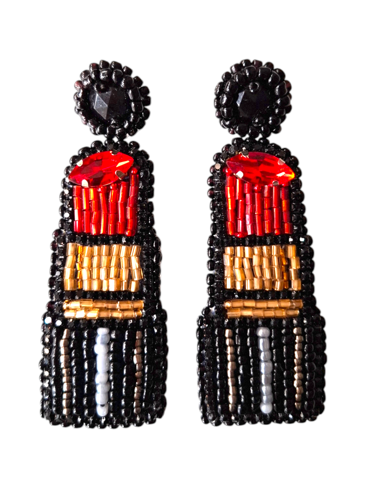 Pendientes de lápiz labial
