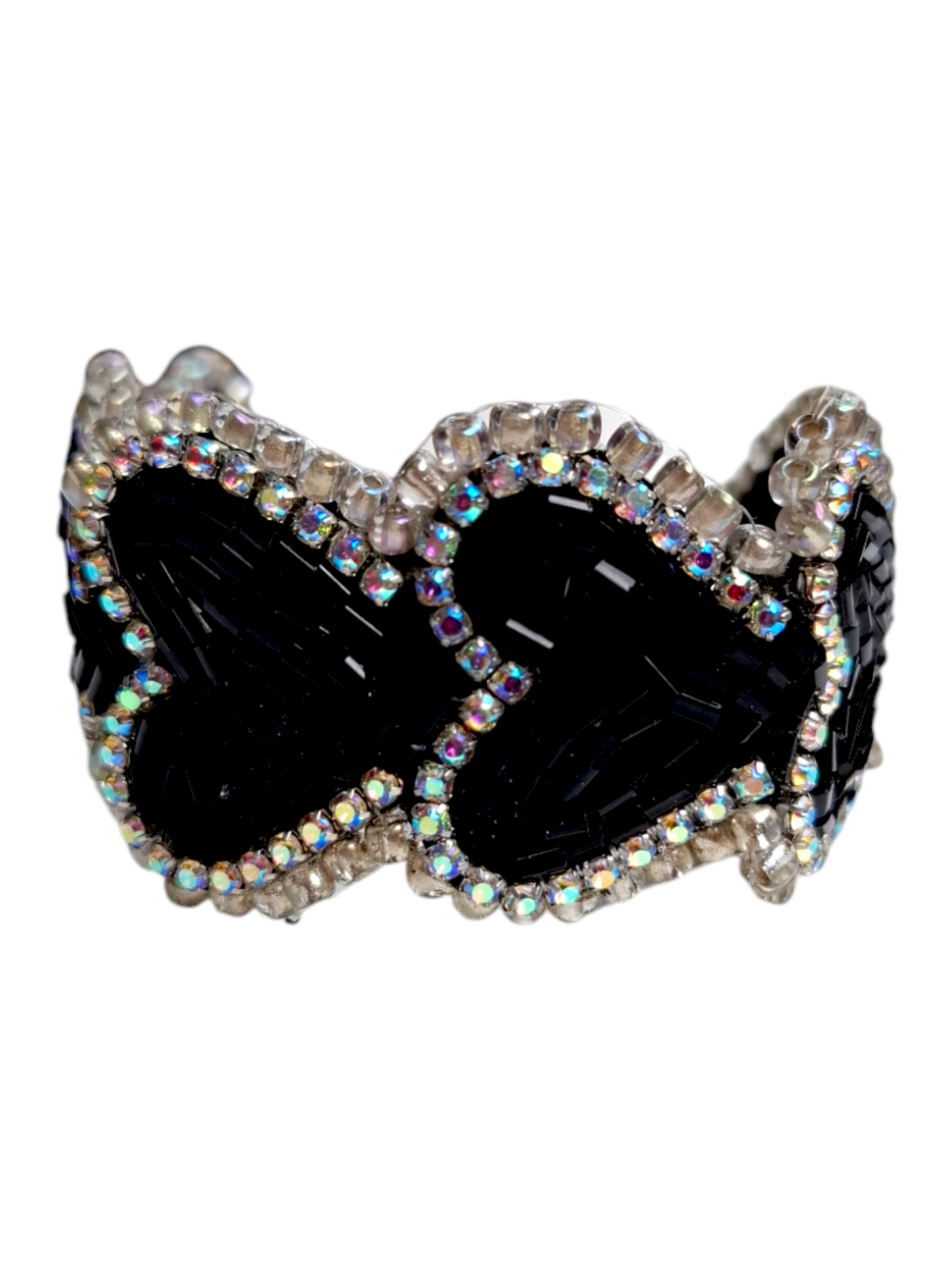 Preciosa pulsera de mini corazones