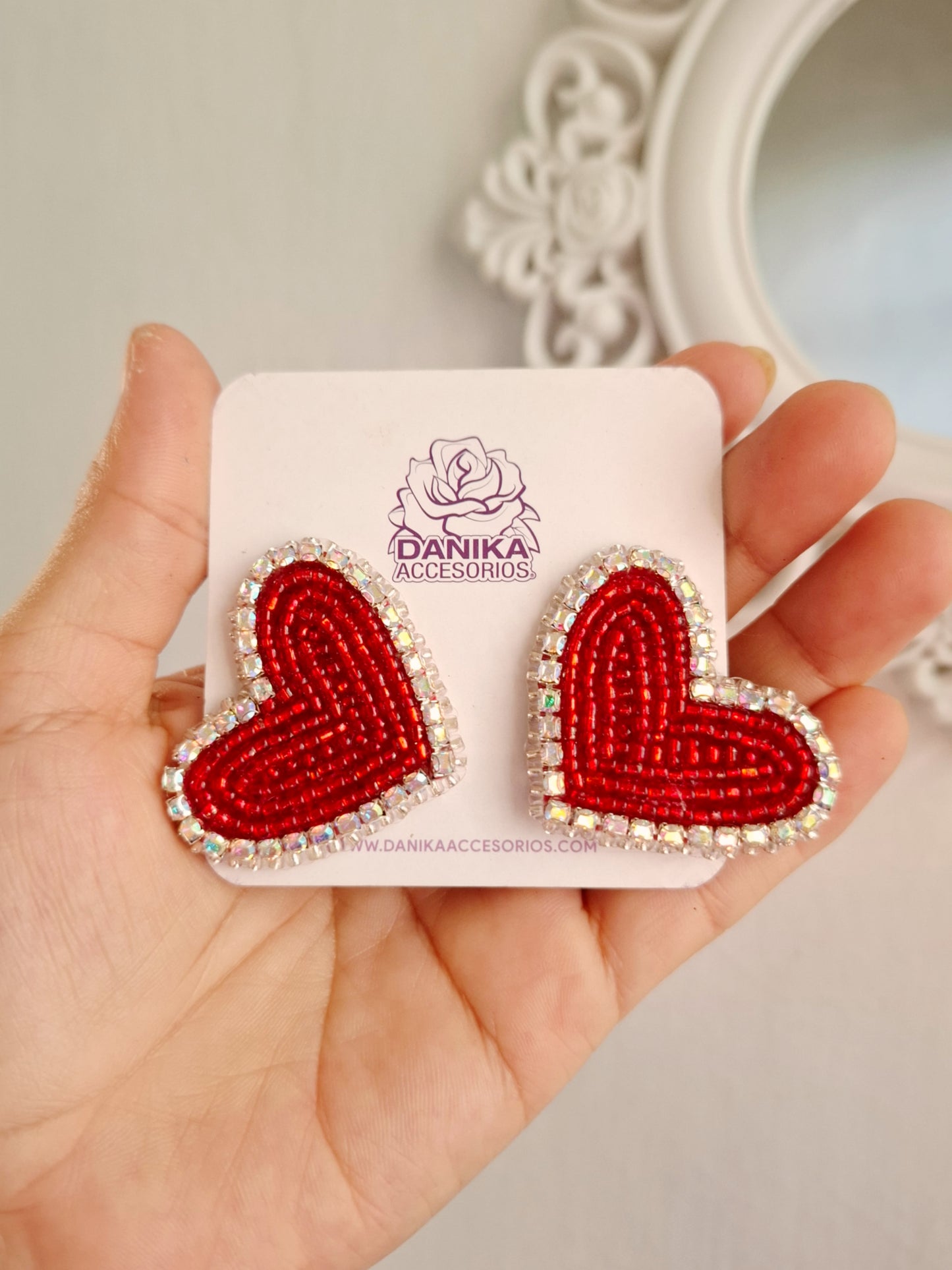 Paris Hearts Earrings