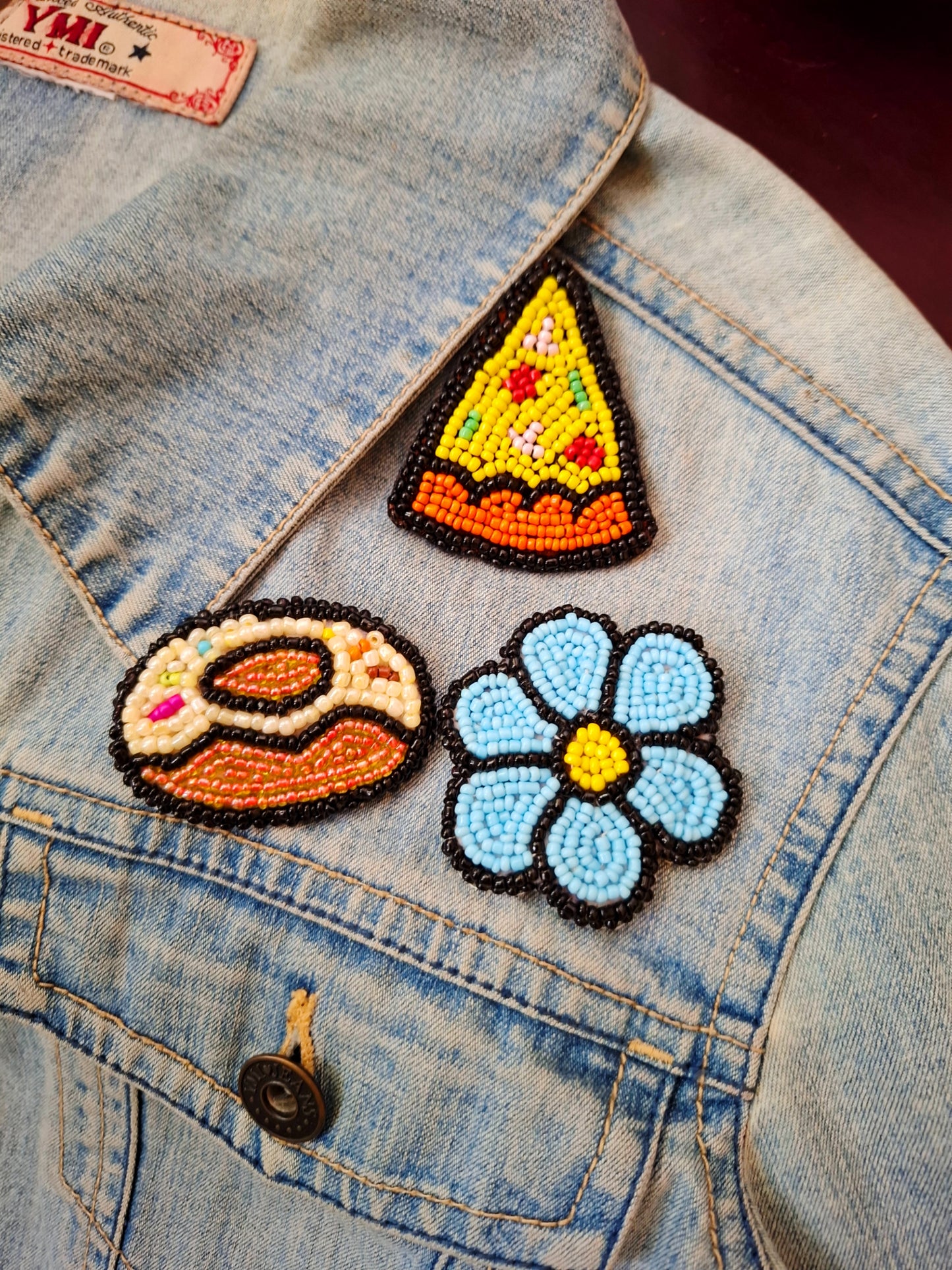 Broche de dona glaseada