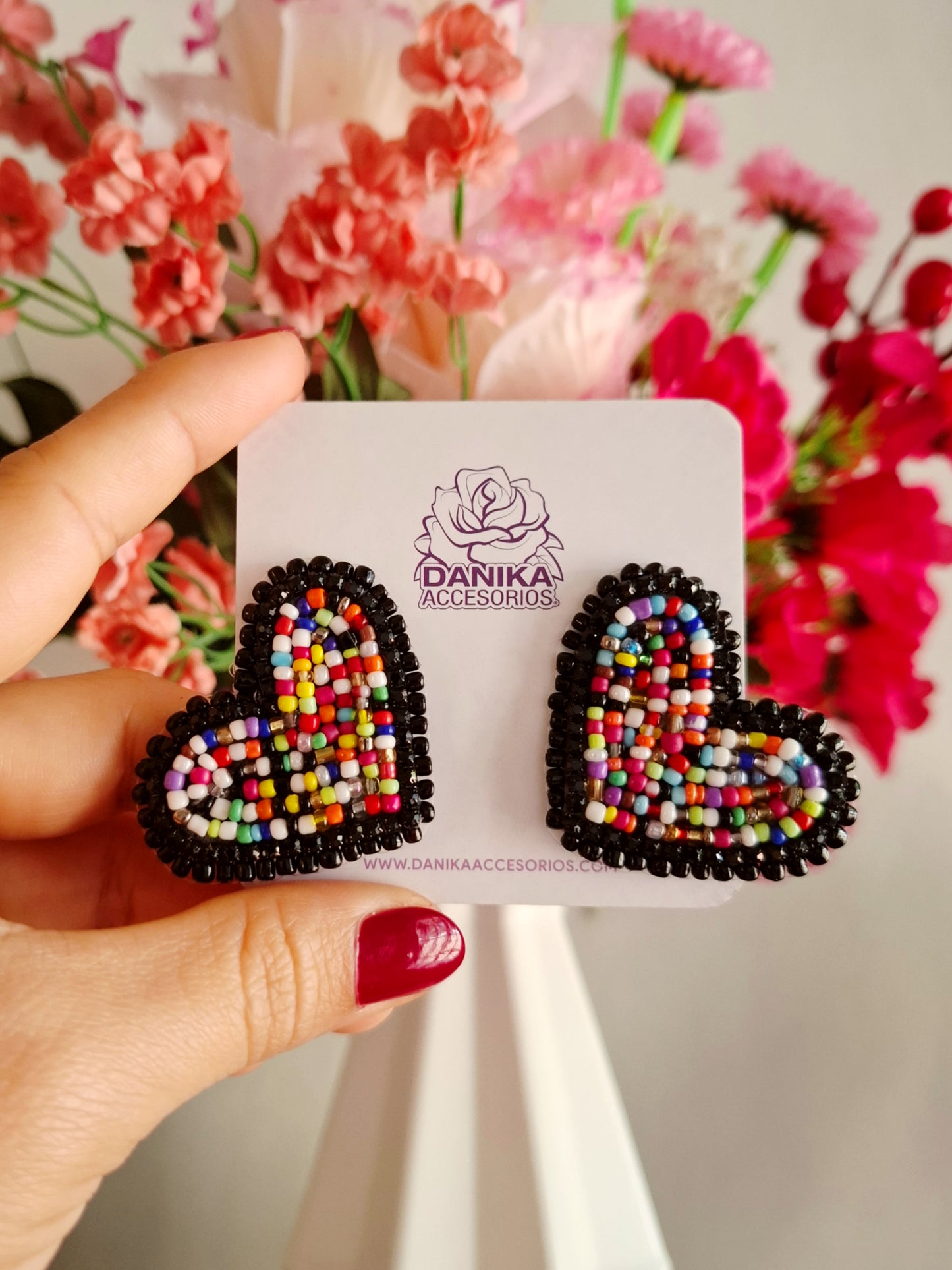Paris Hearts Earrings