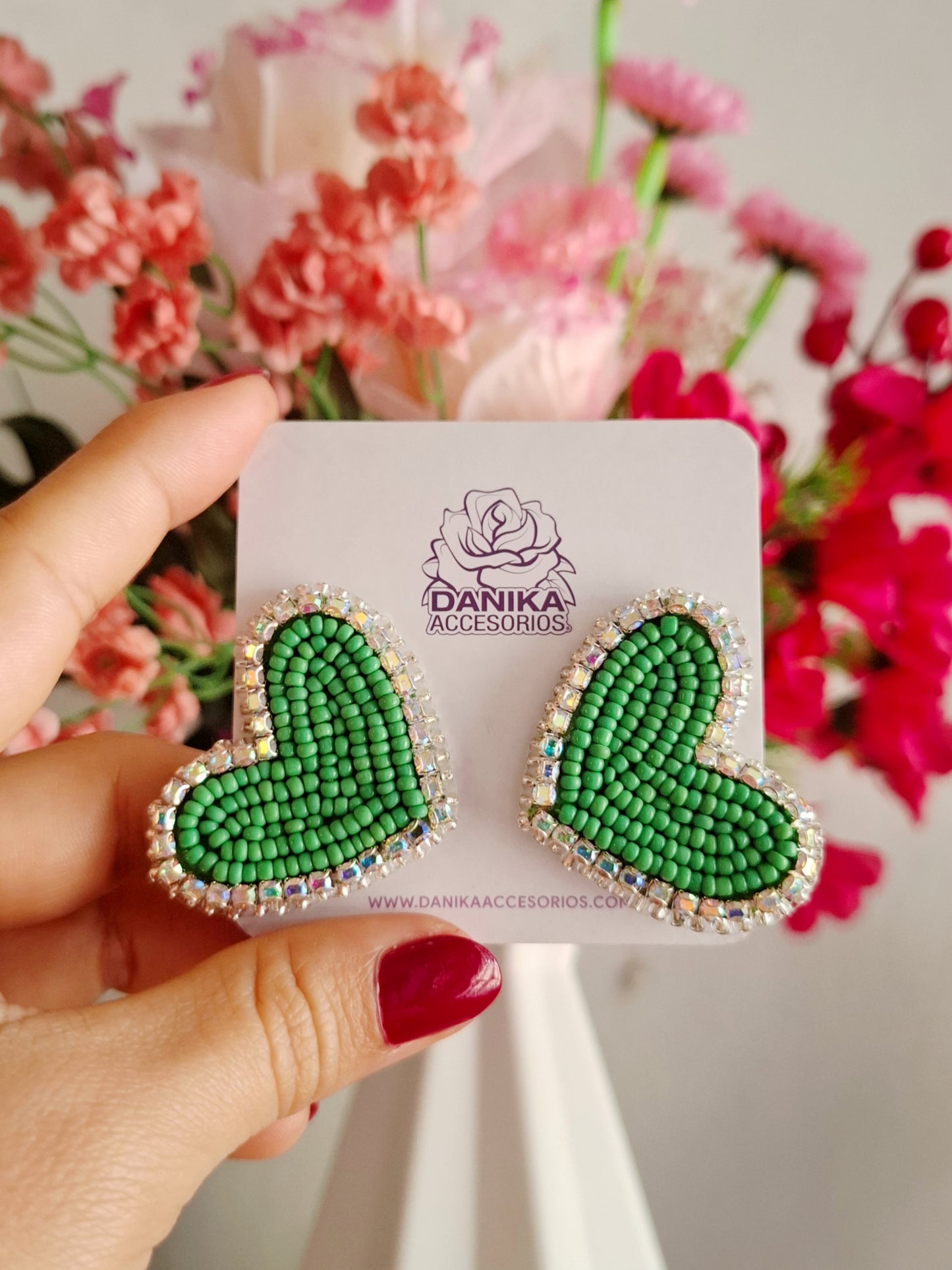 Paris Hearts Earrings