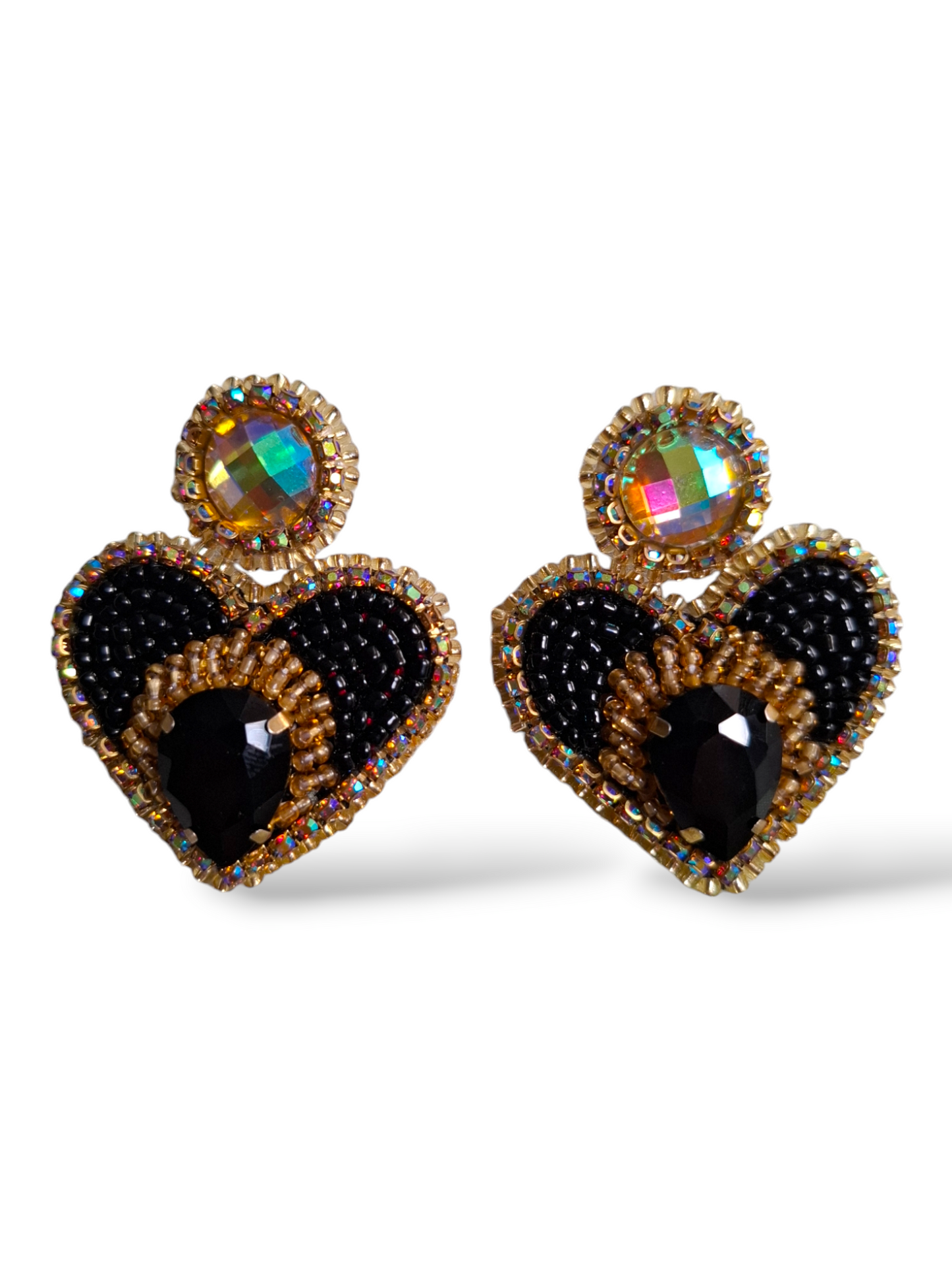Pendientes de corazones de Priscilla