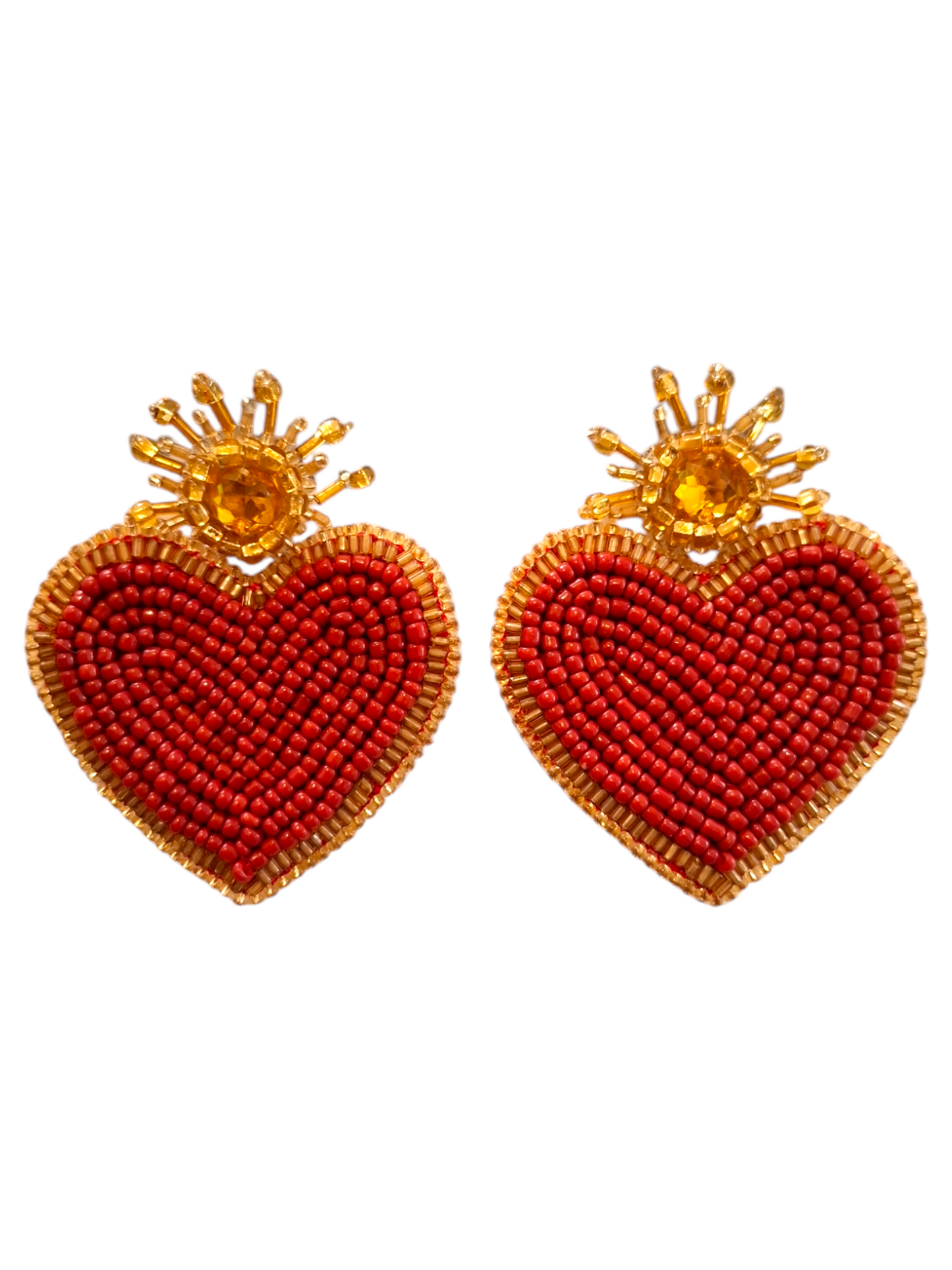 Pendientes de corazones de Venus