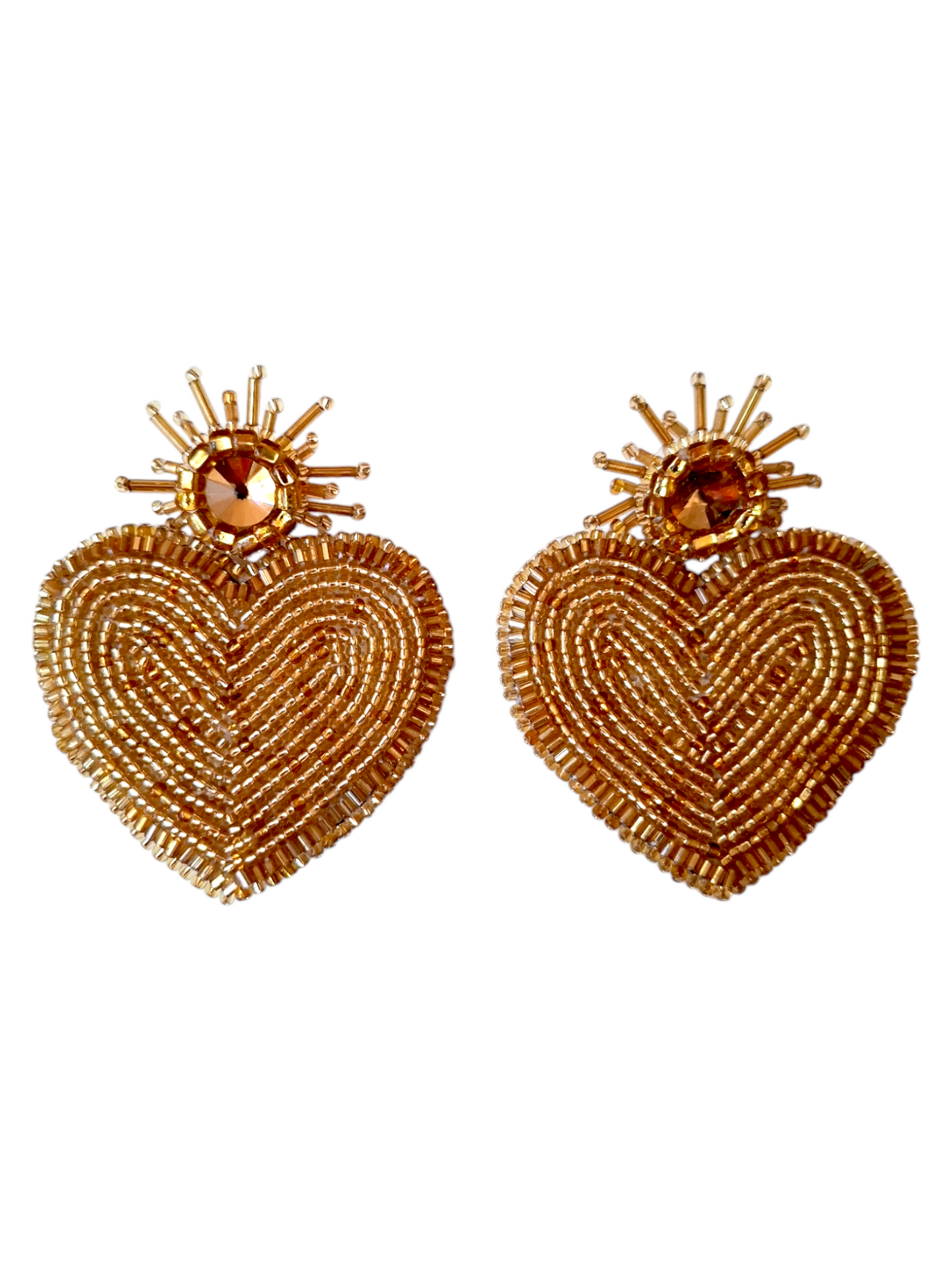 Pendientes de corazones de Venus