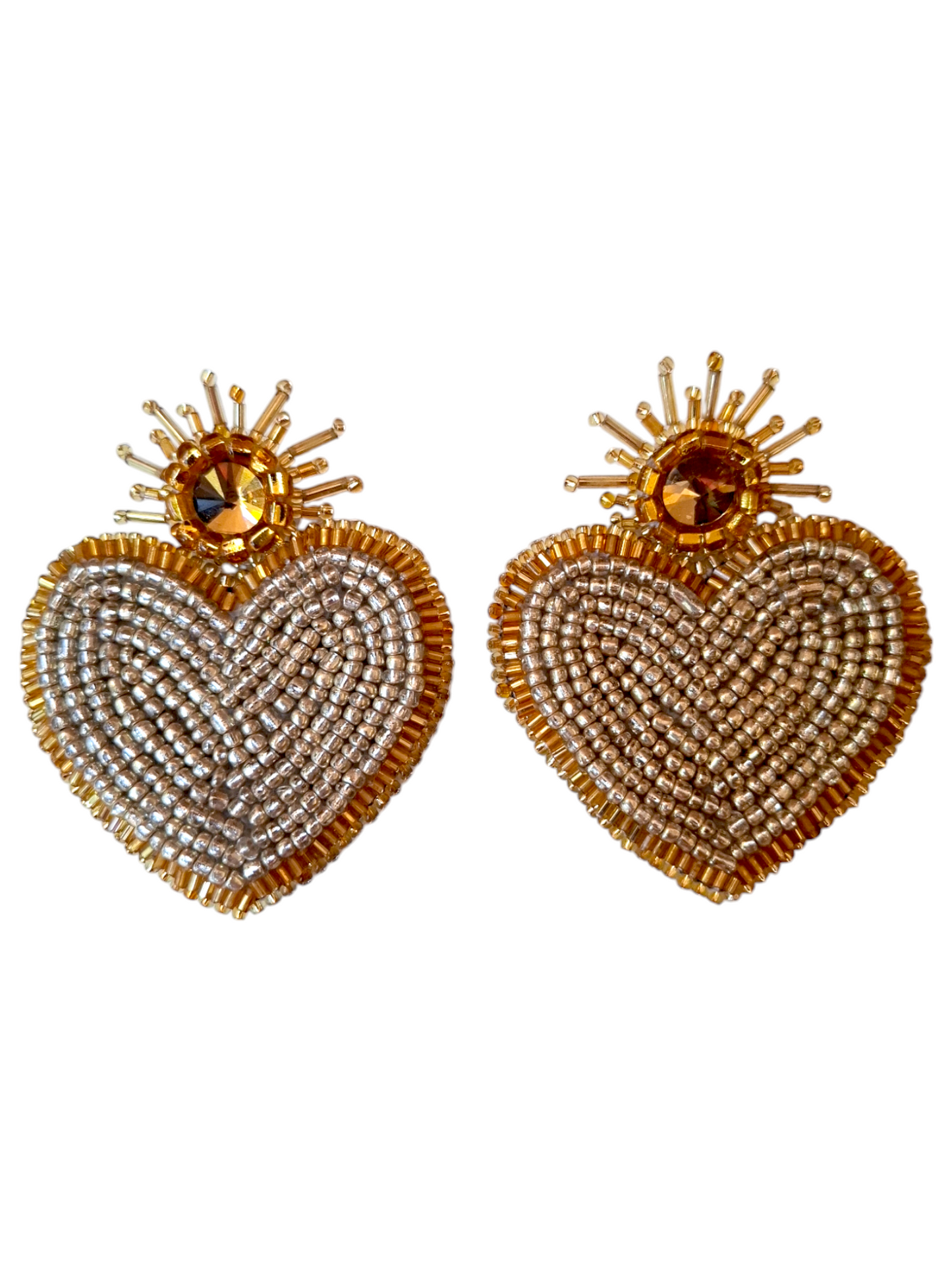 Pendientes de corazones de Venus