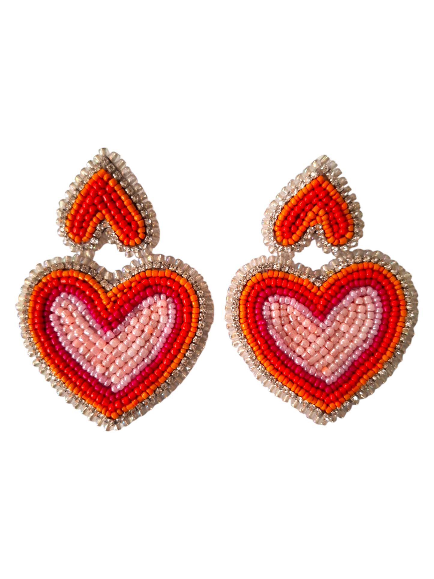 Pendientes Corazones de Acuarela