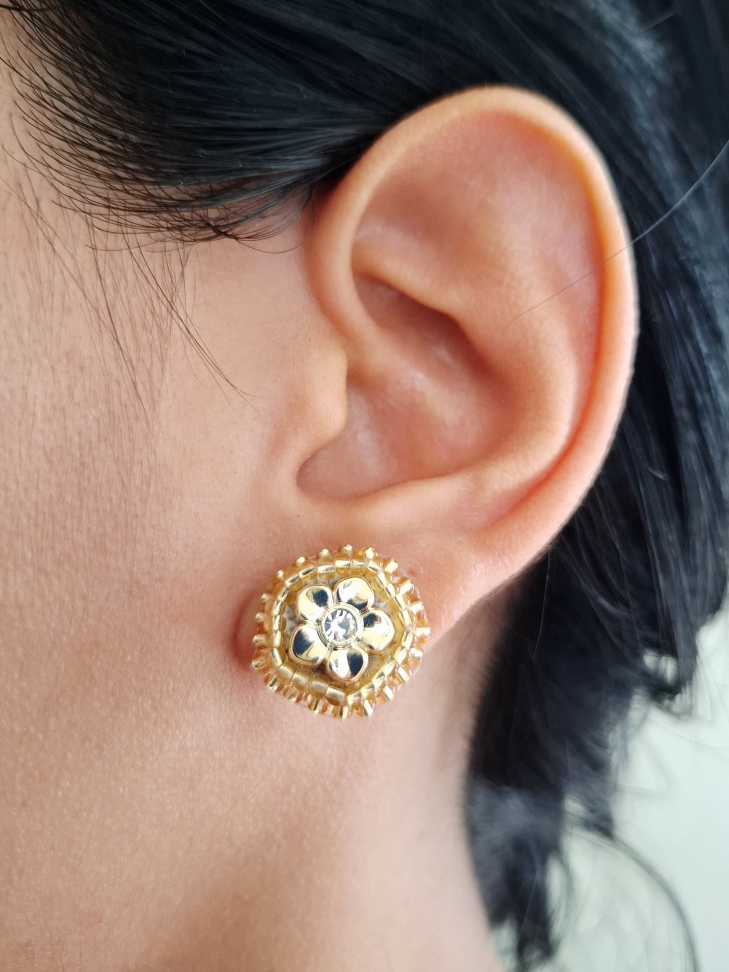 Pendientes de flores de Afra