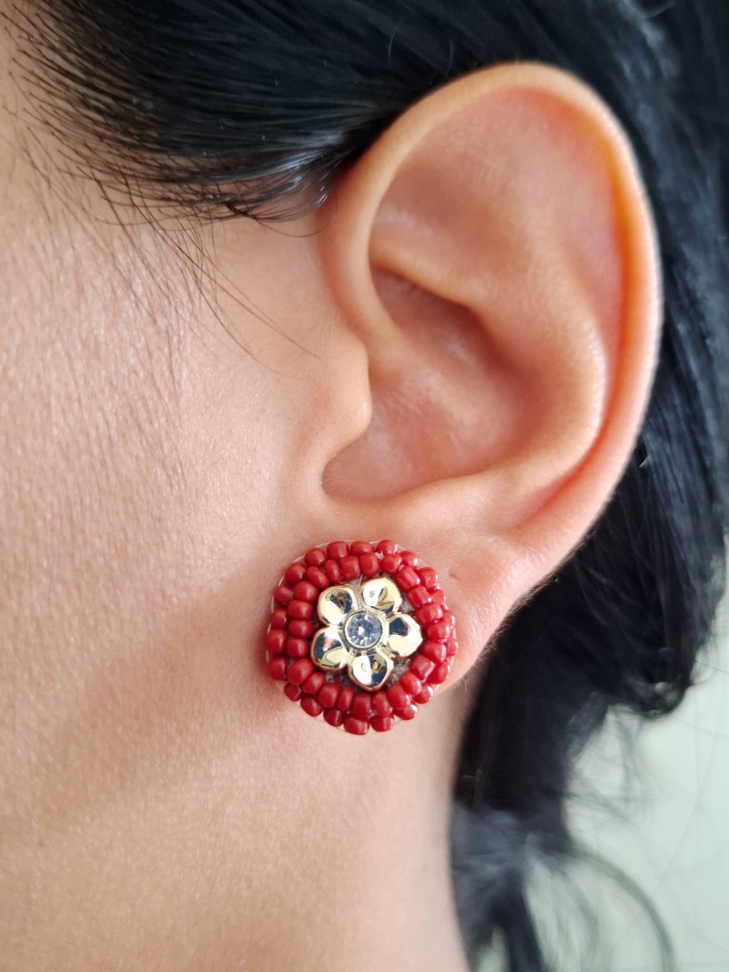 Pendientes de flores de Afra