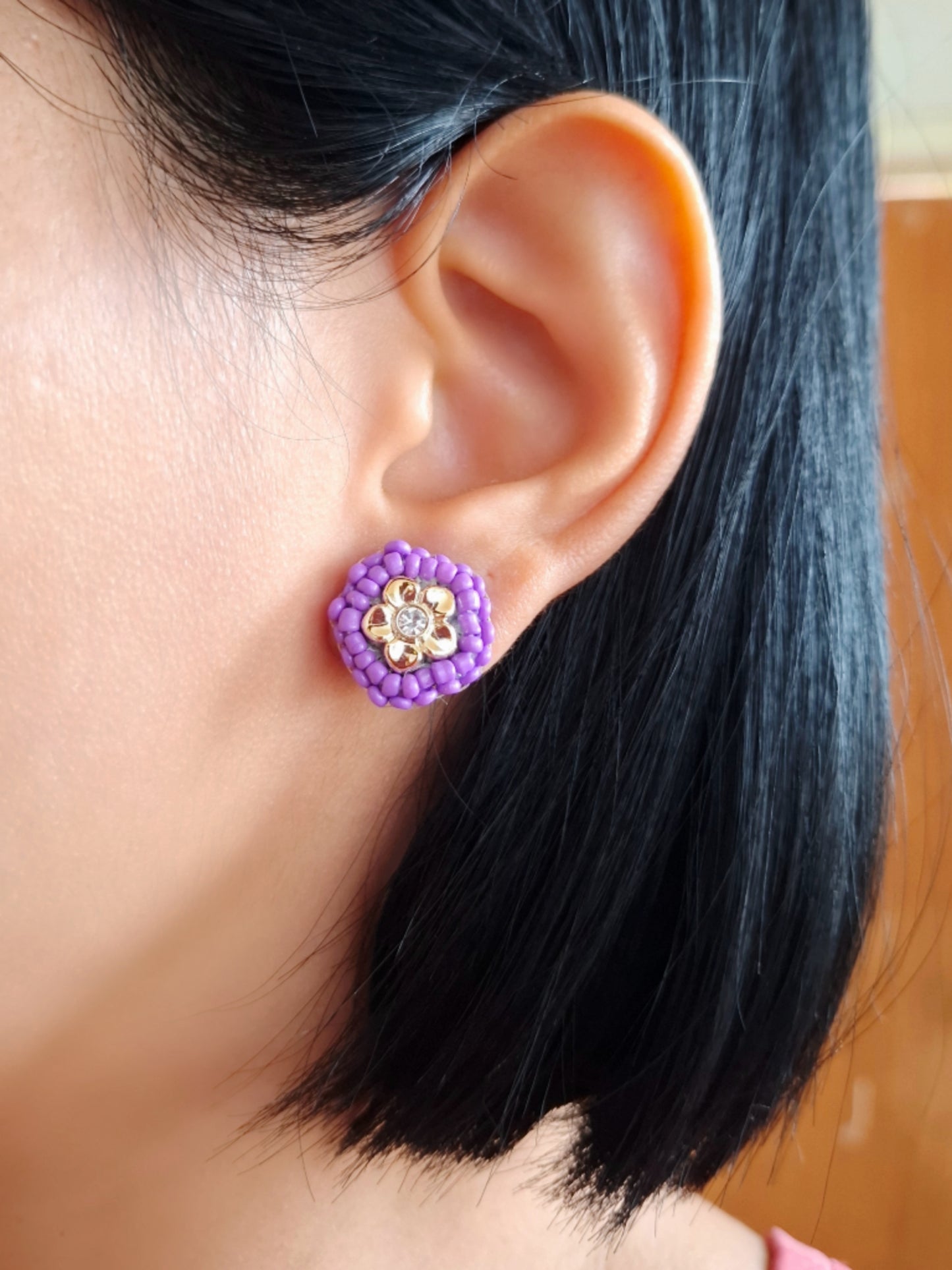 Pendientes de flores de Afra