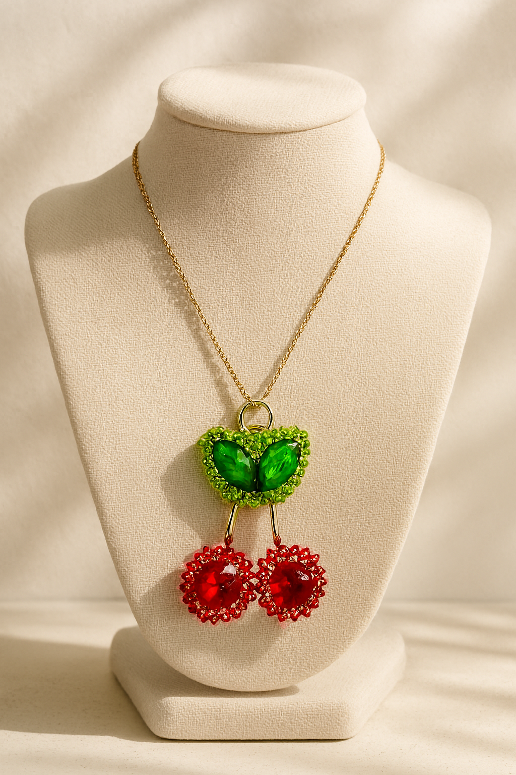 Collar de cerezas