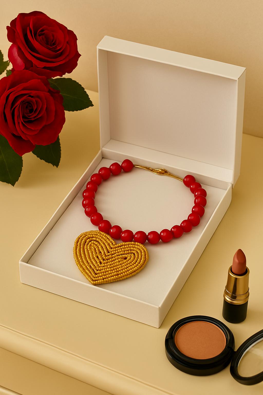 Collar con colgante de corazón de Lola