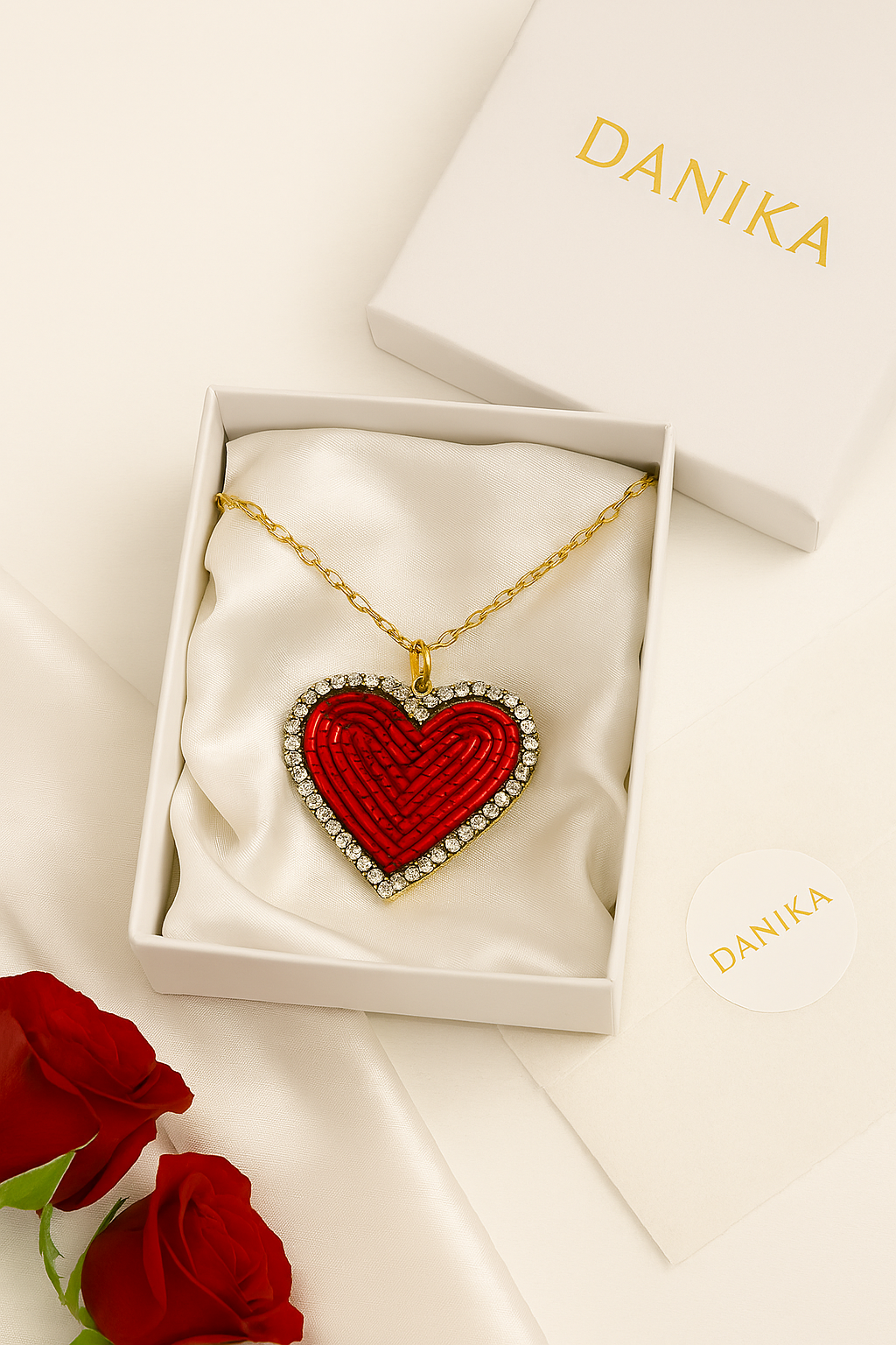 Colgante de corazón Amore
