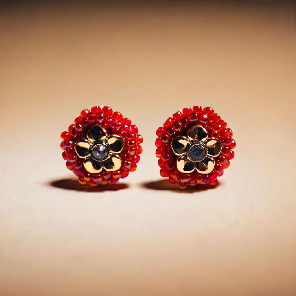 Pendientes de flores de Afra