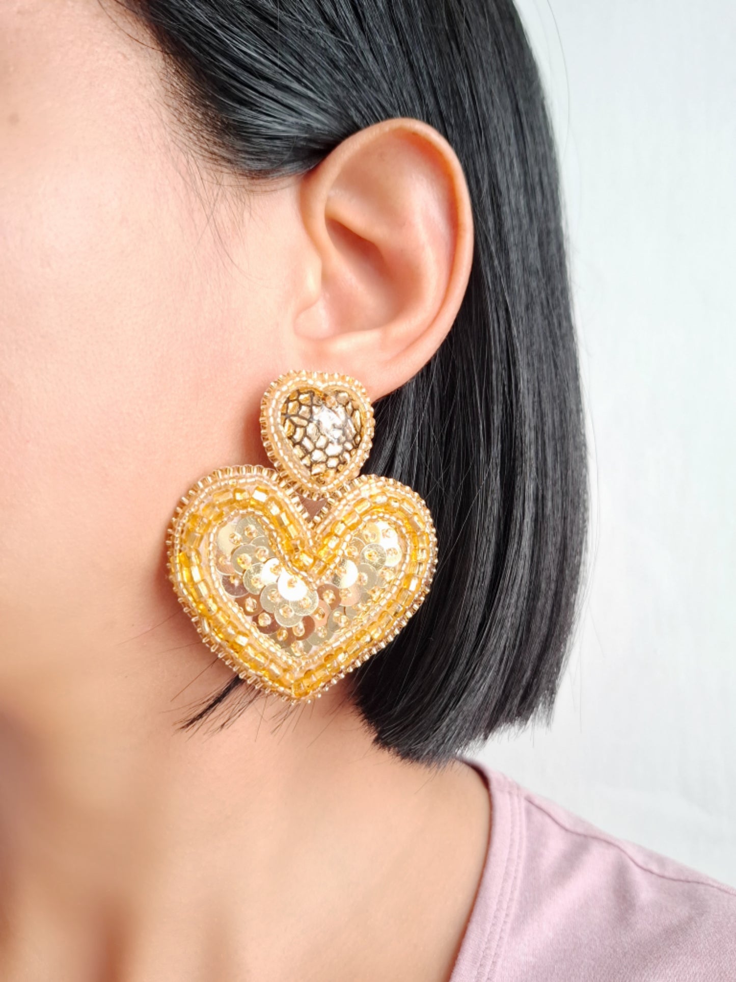 Pendientes de corazones Grianne