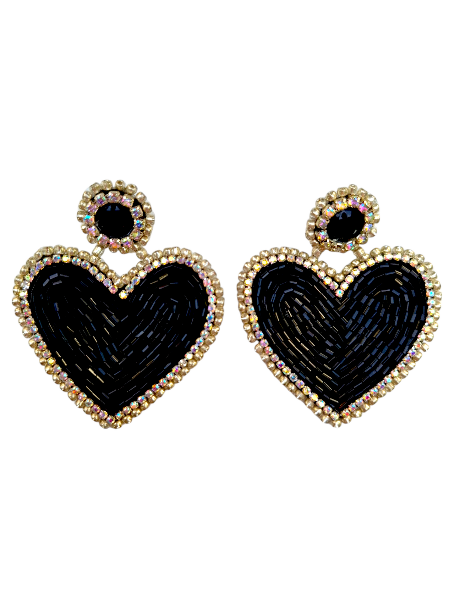 Pendientes de corazones de amor infinito