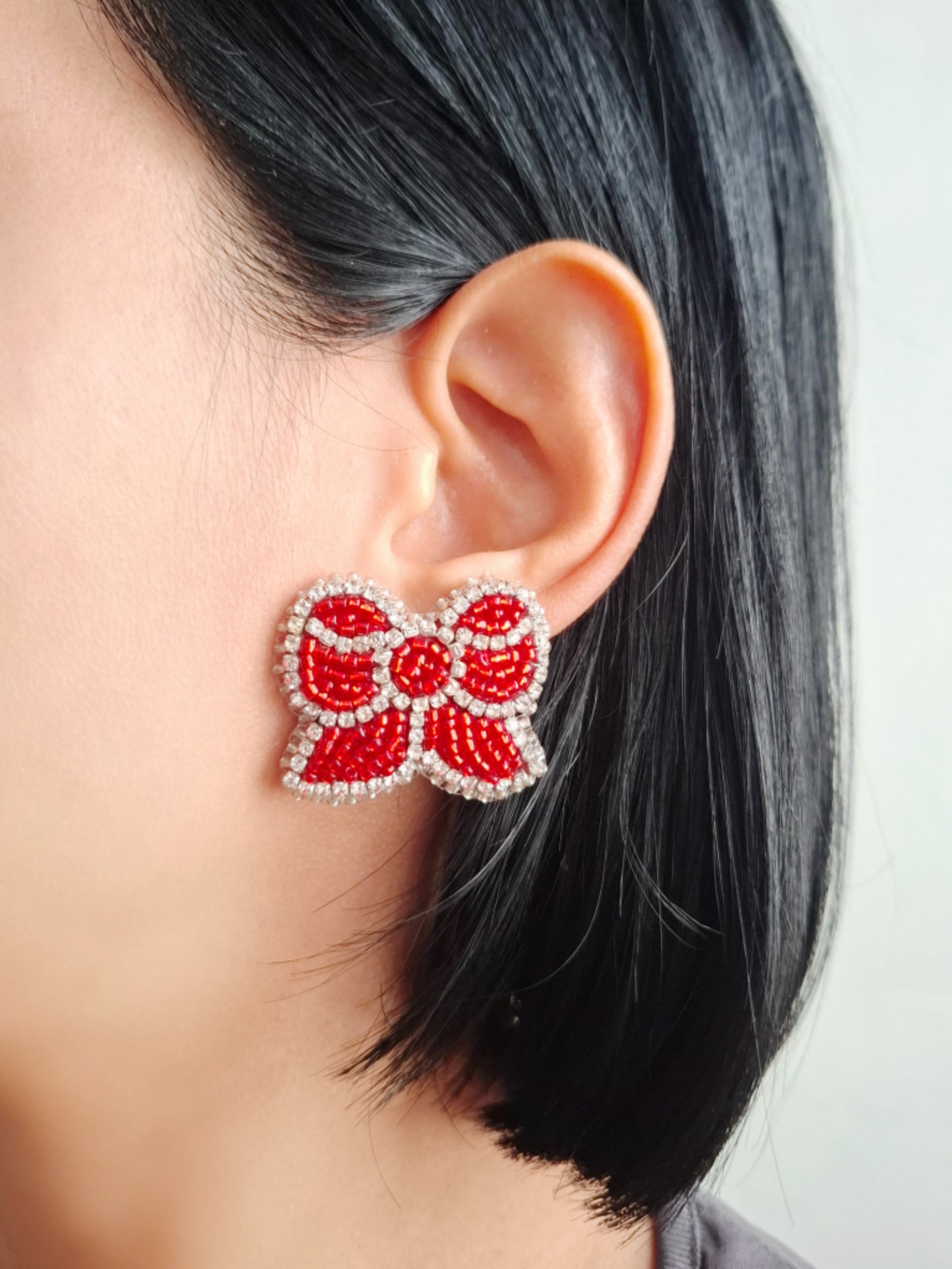 Pendientes de mini lazos