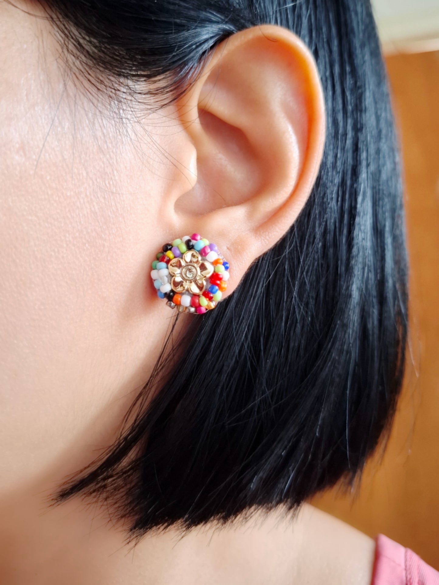 Pendientes de flores de Afra