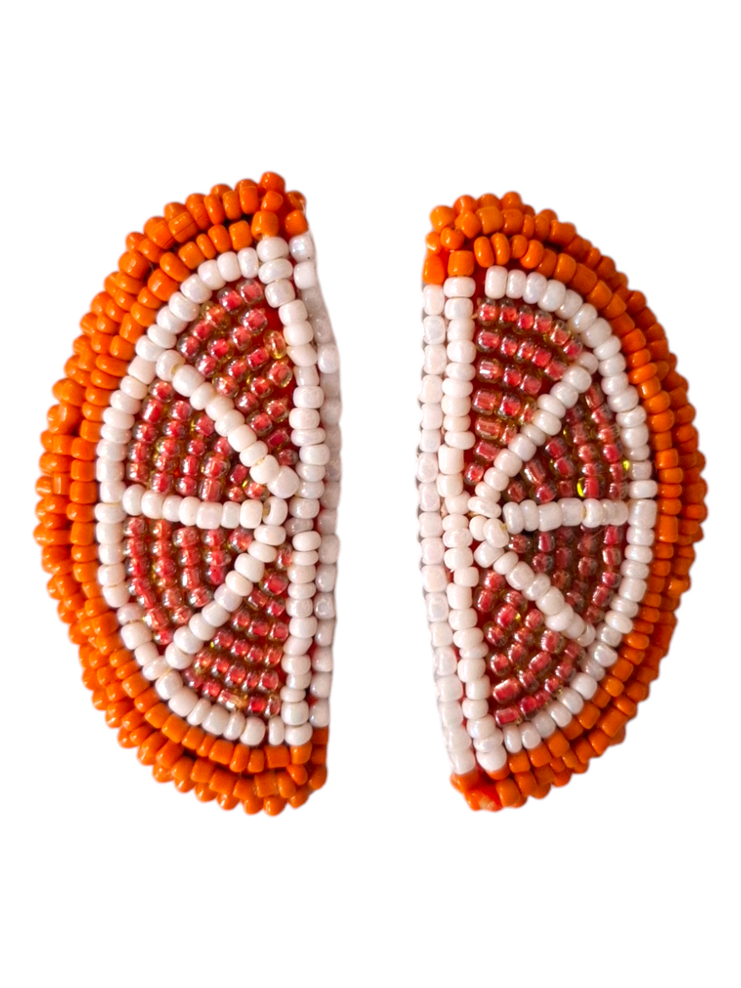 Pendientes de naranjas
