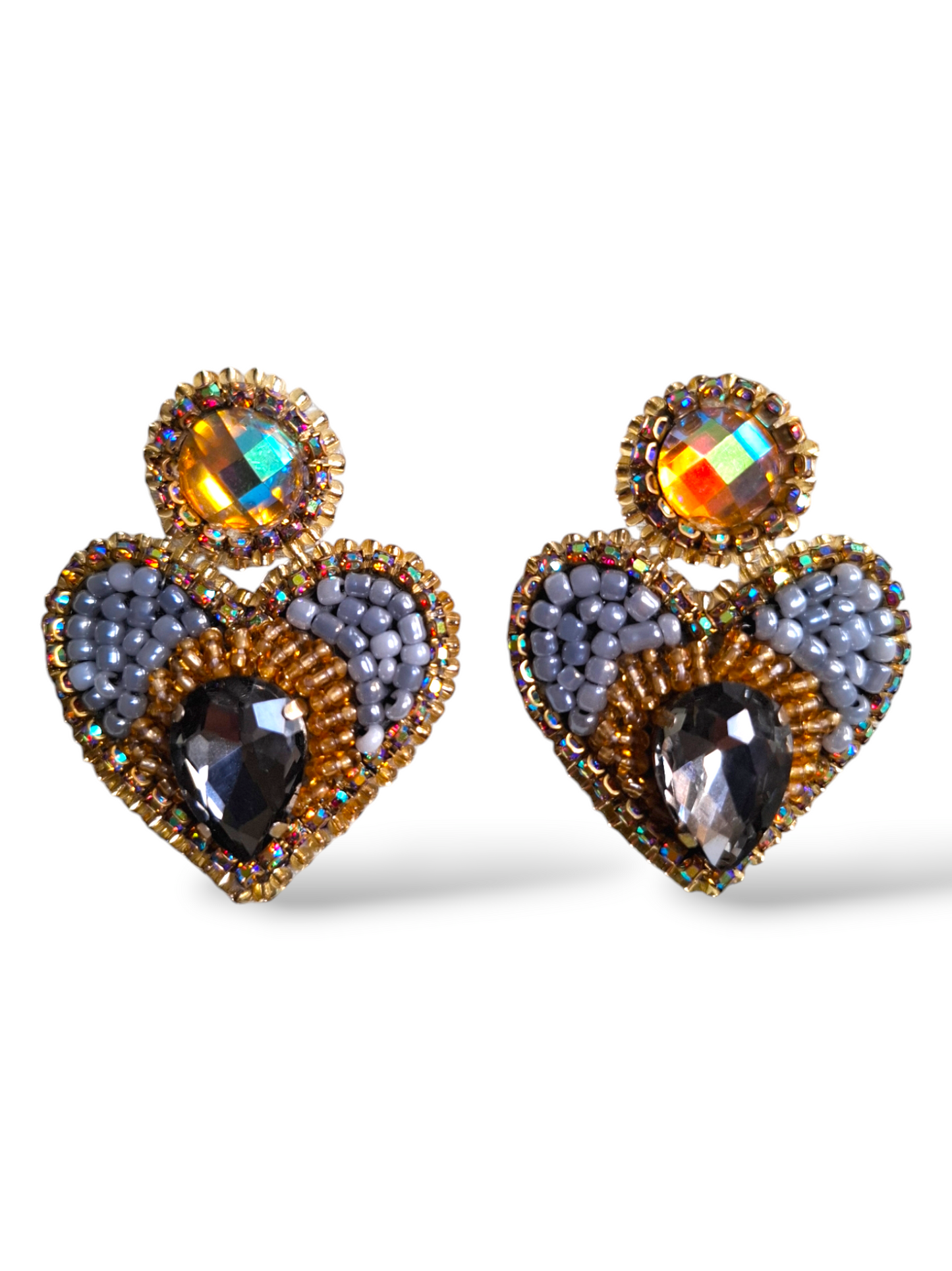 Pendientes de corazones de Priscilla