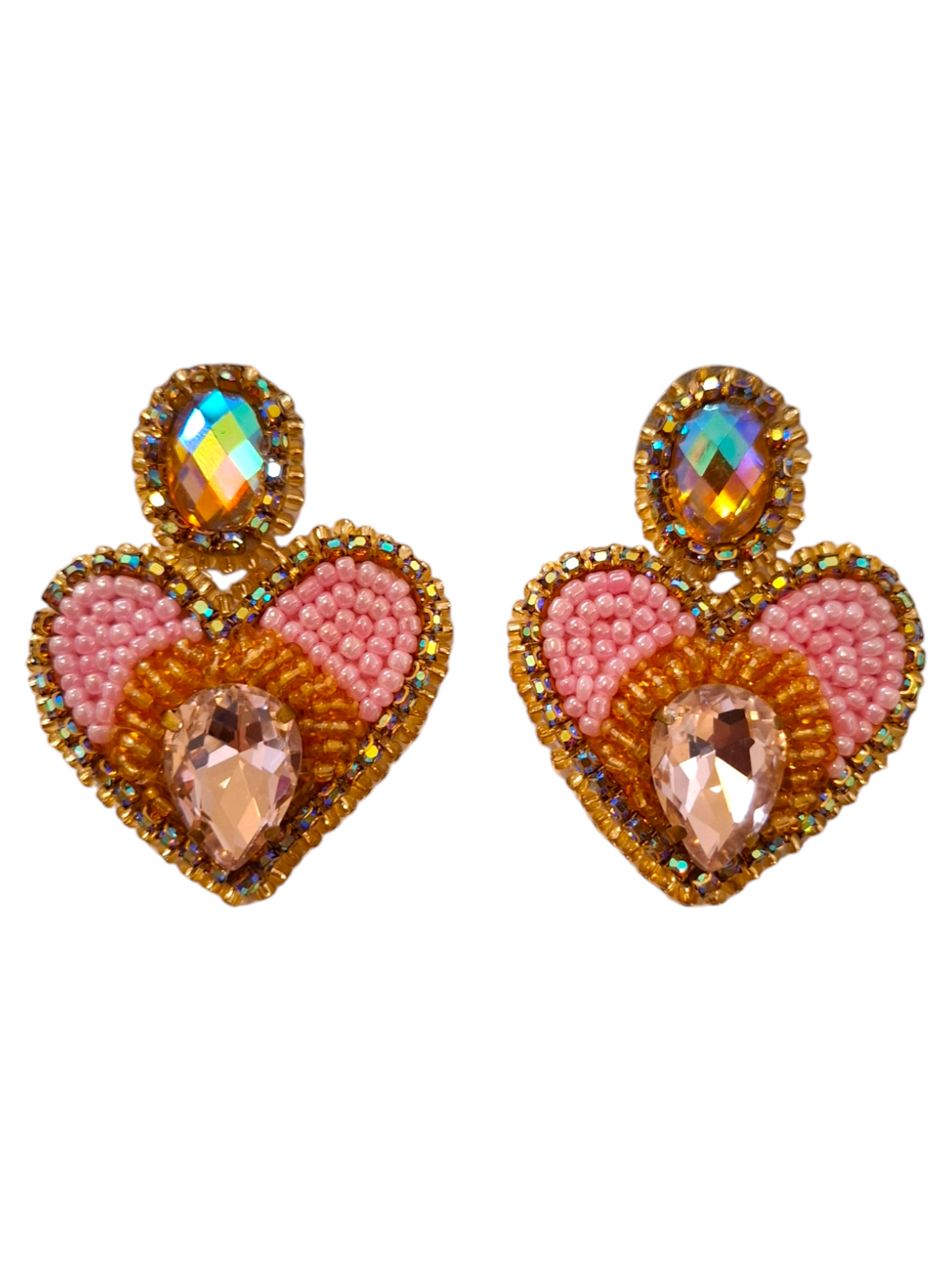 Pendientes de corazones de Priscilla