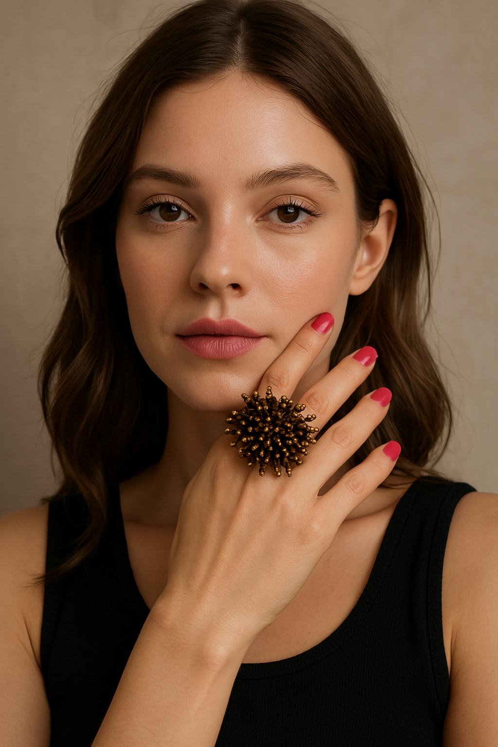Anillo de pompón