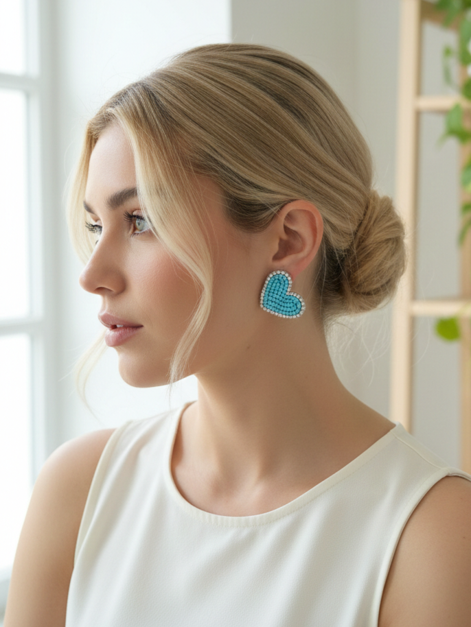 Paris Hearts Earrings