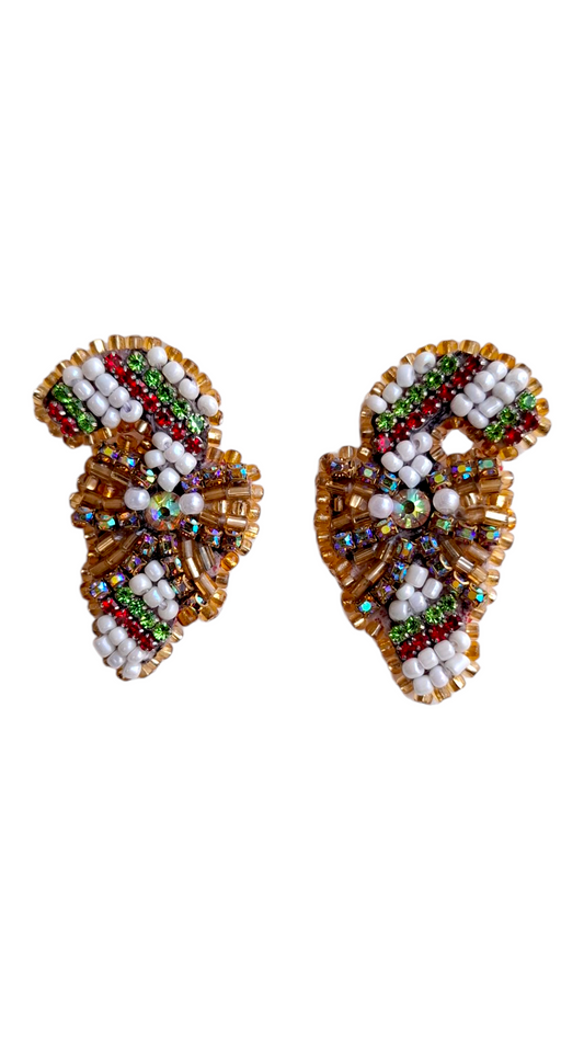 Pendientes Bastones de Navidad