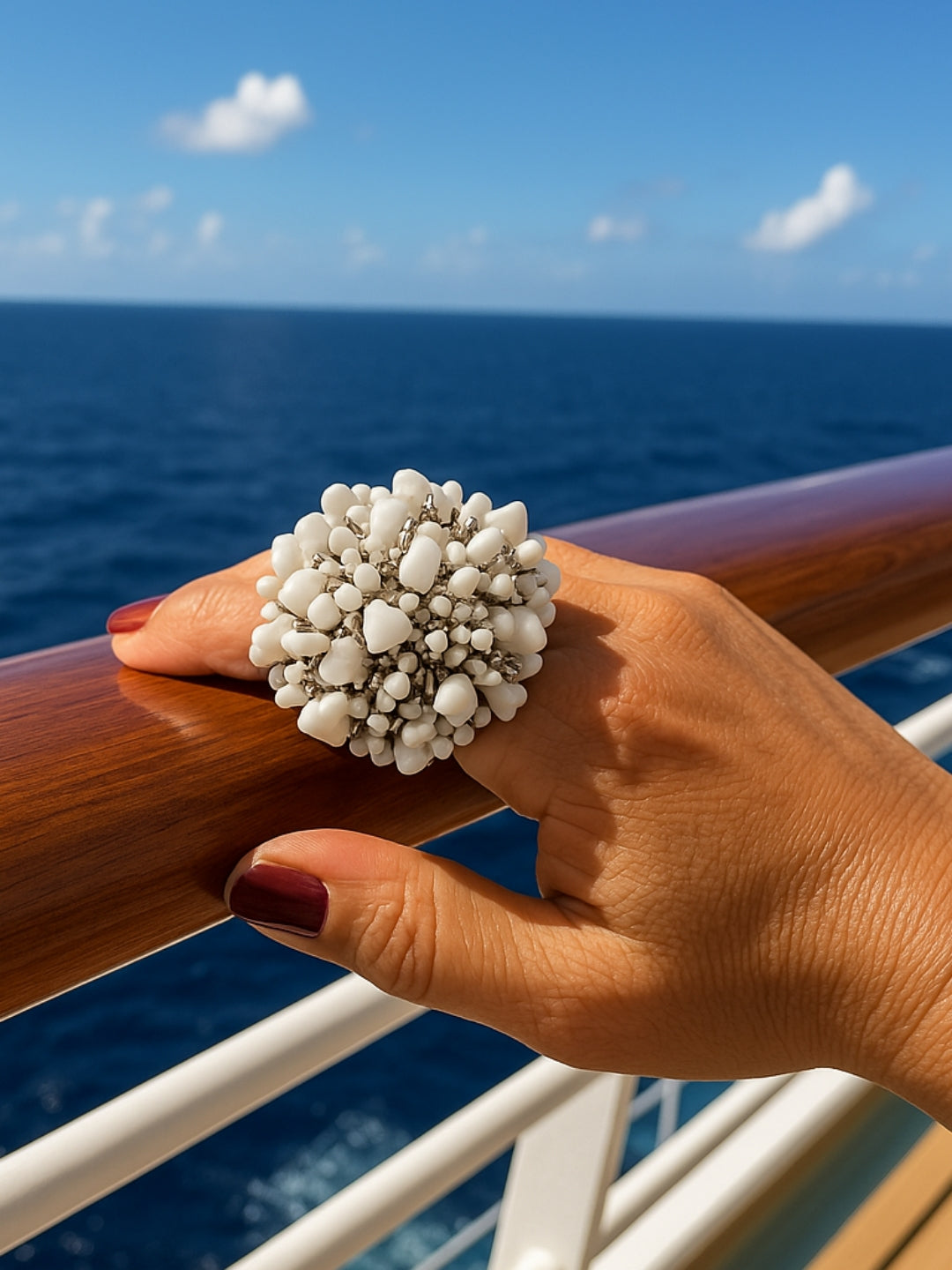 Anillo de pompón
