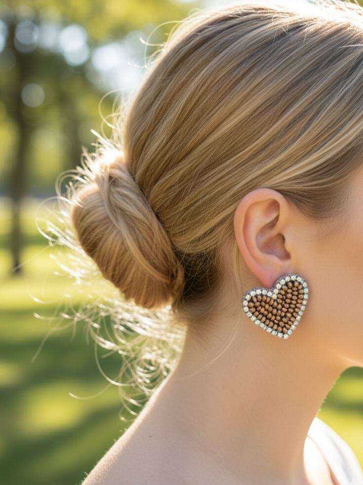 Paris Hearts Earrings