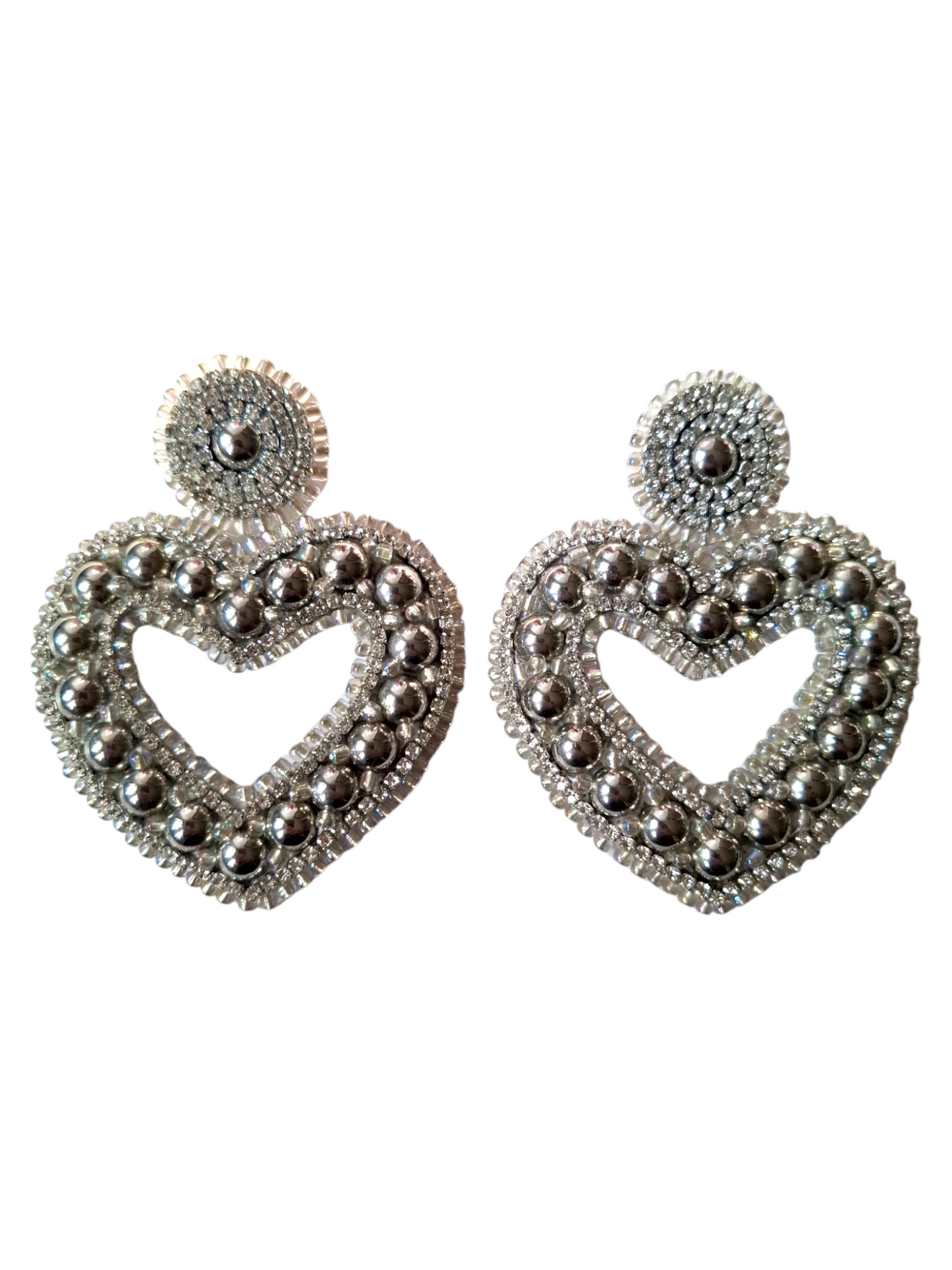 Pendientes Corazones Plata