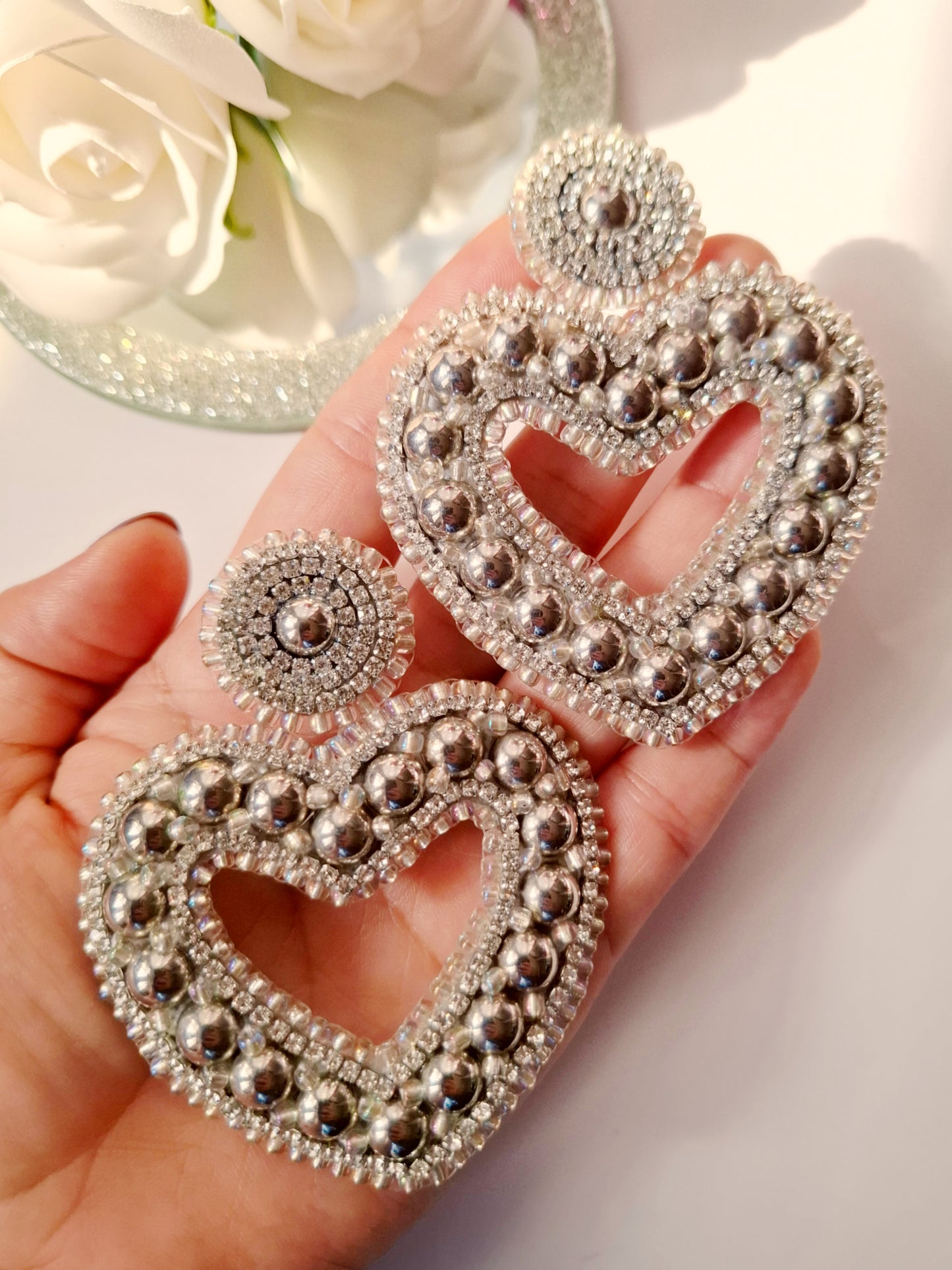 Pendientes Corazones Plata
