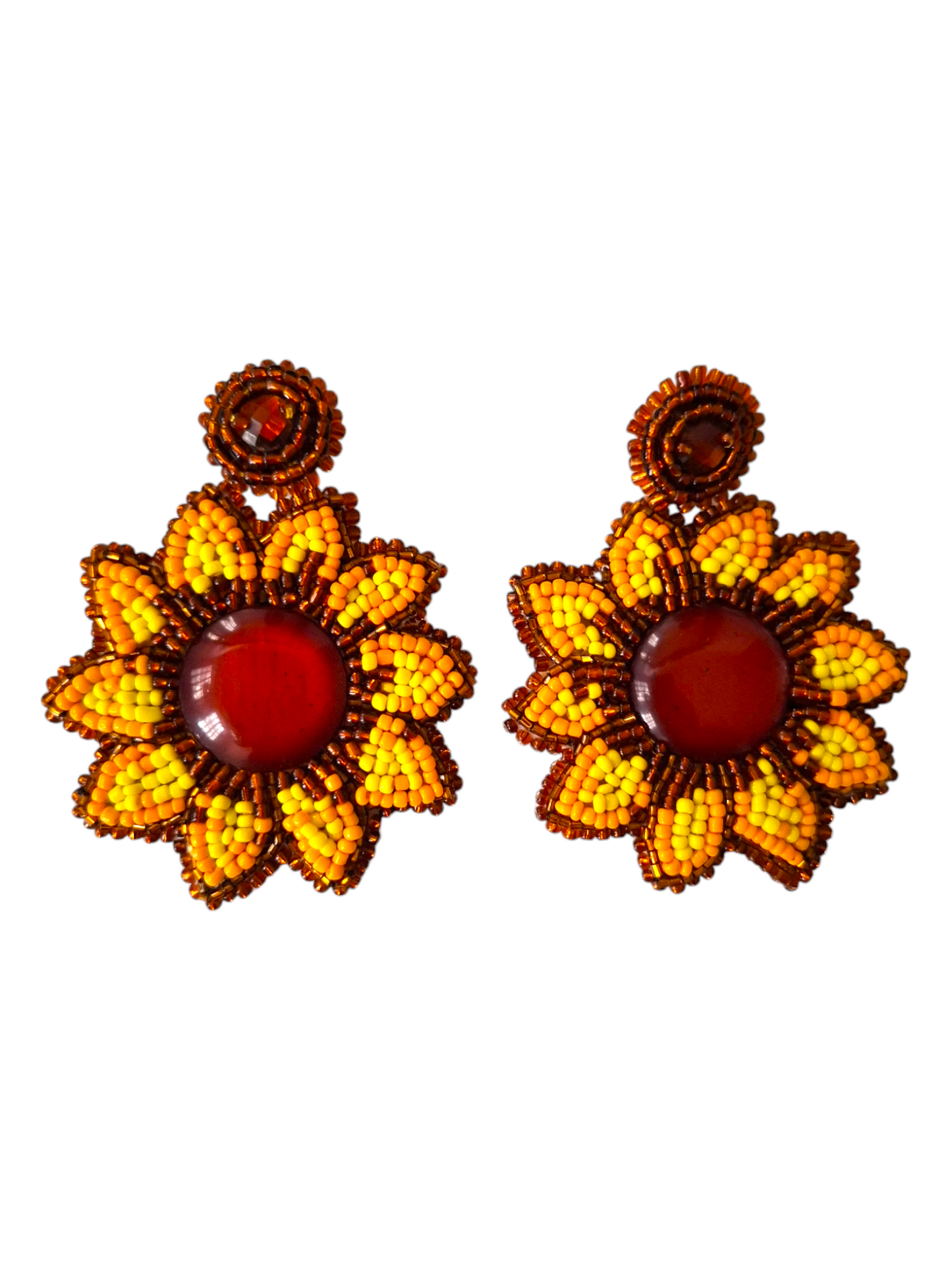 Pendientes Girasoles