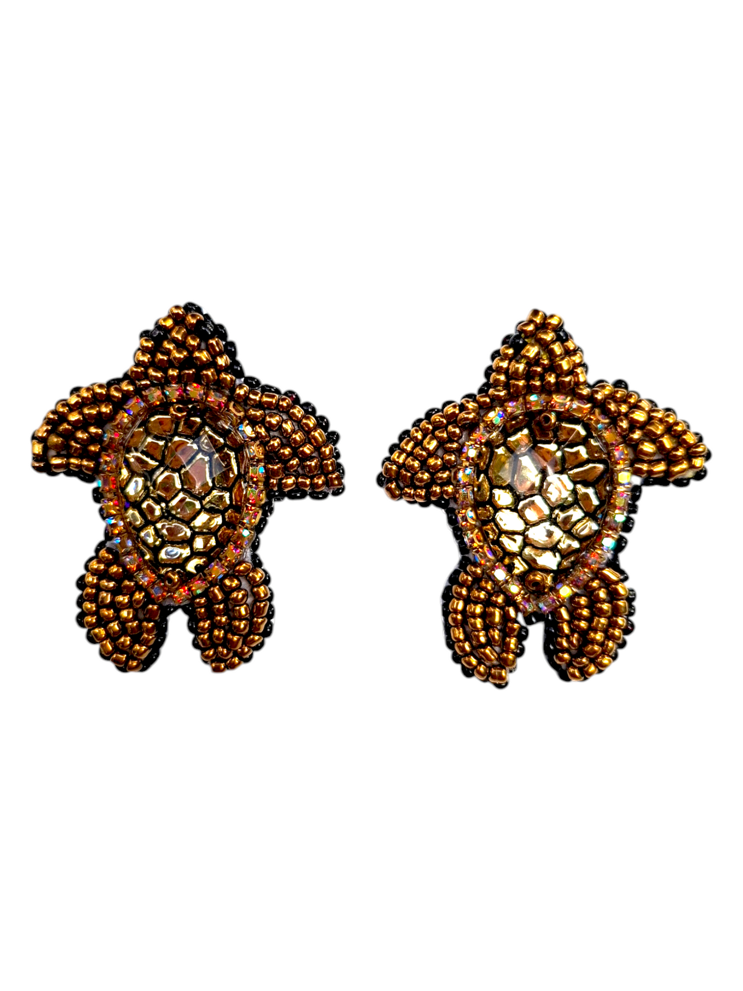 Pendientes de tortugas marinas
