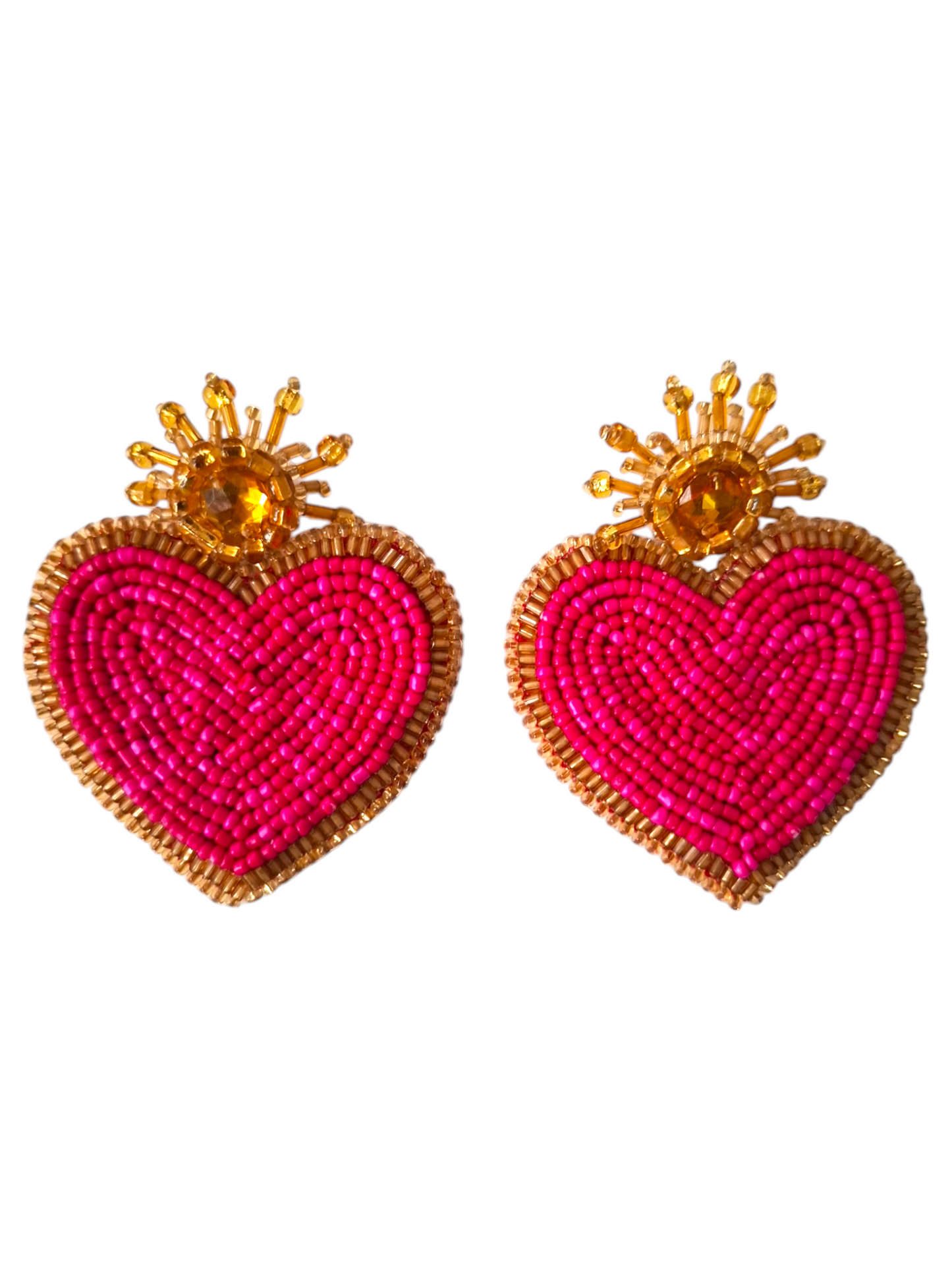 Pendientes de corazones de Venus