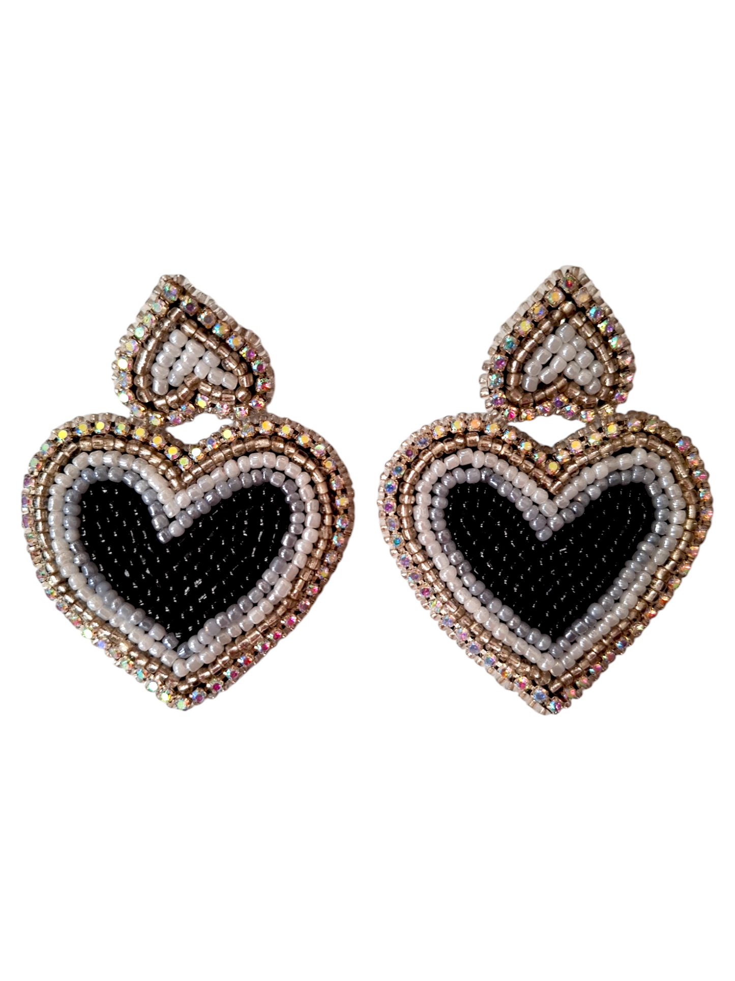 Watercolor Hearts Earrings