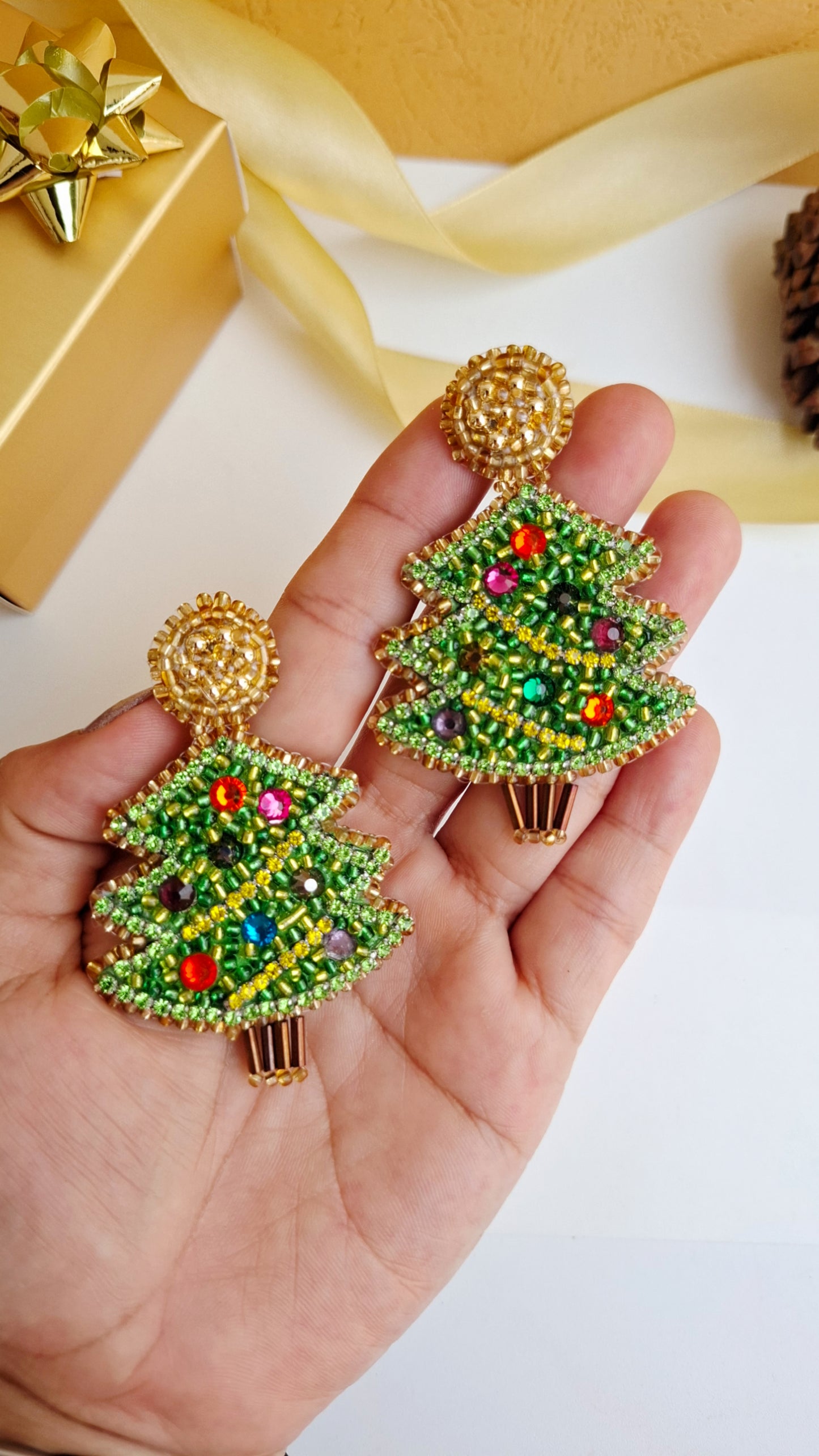 Conjunto de joyería para árbol de Navidad