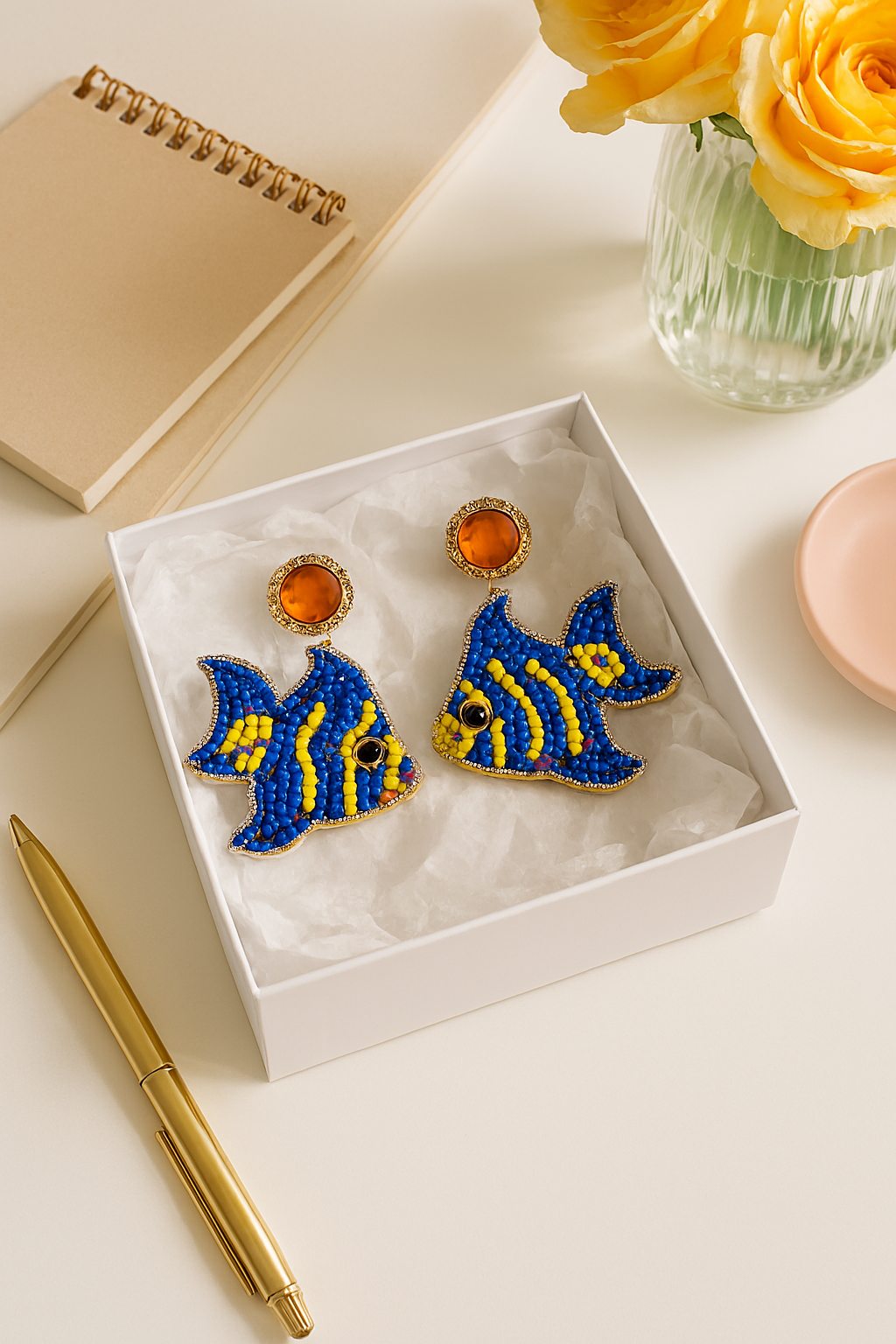 Pendientes de pez emperador