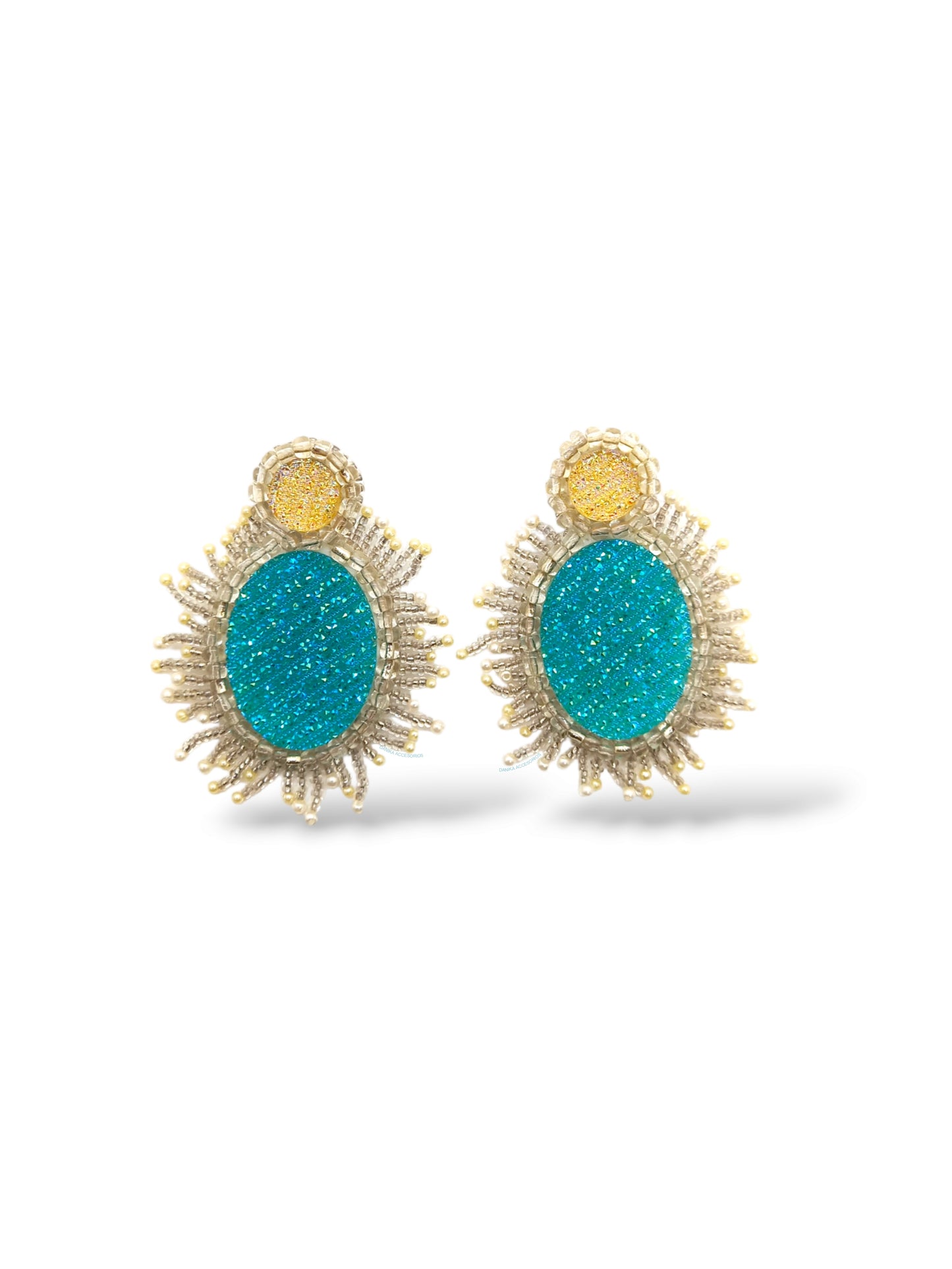 Del Mar Blue Earrings