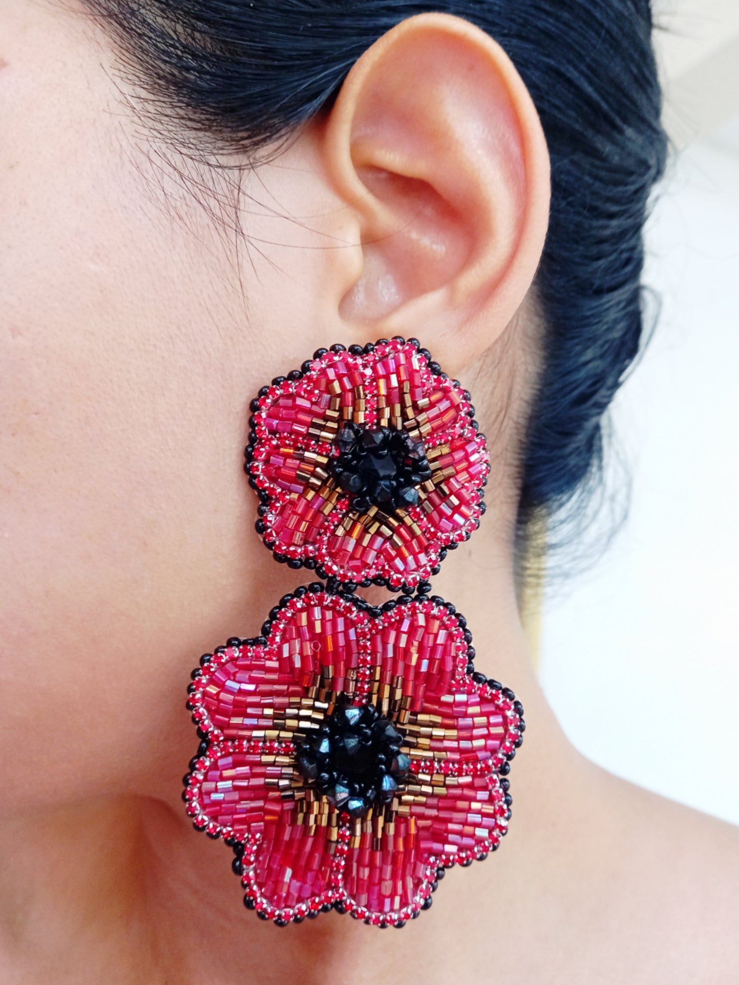 Anemones Flowers Earrings