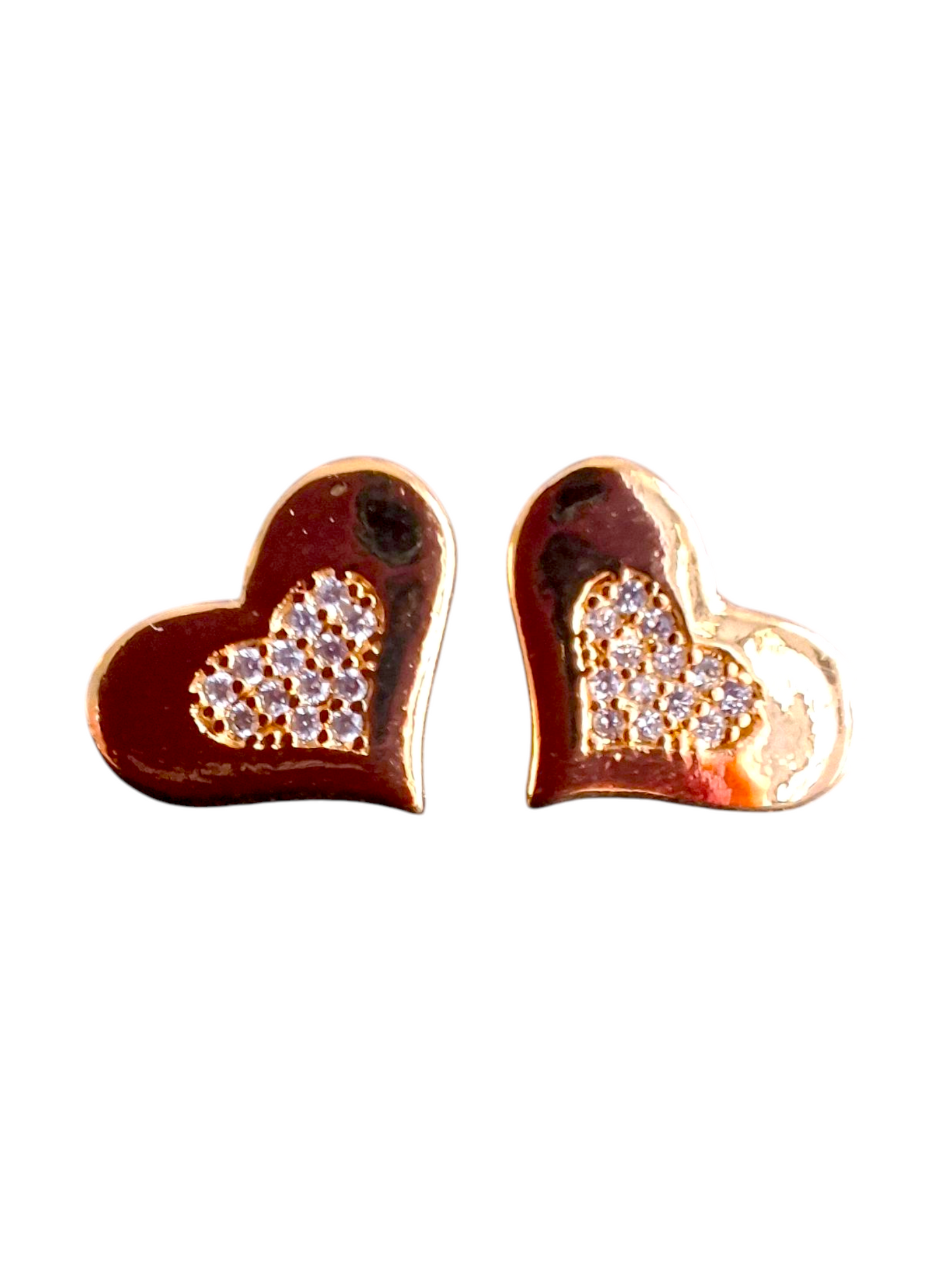 Pendientes de corazones de Cori