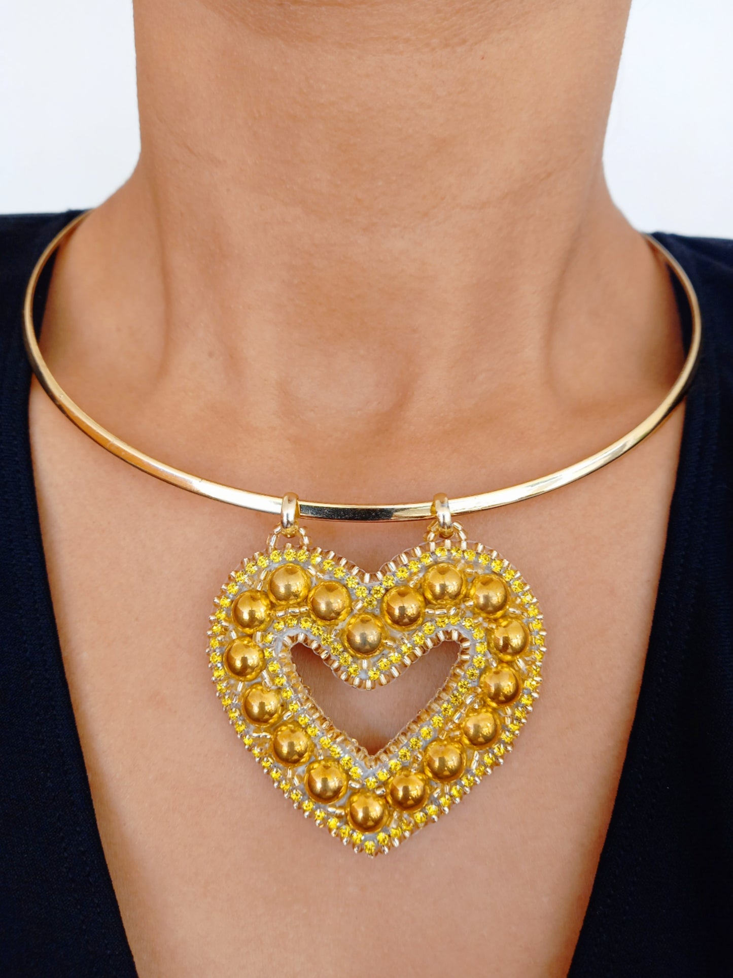 Collar Corazón Dorado