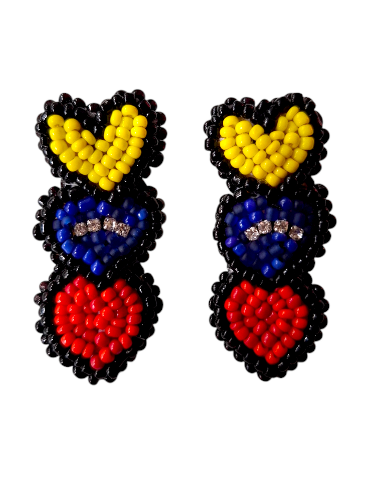 Mini Hearts Venezuela Earrings