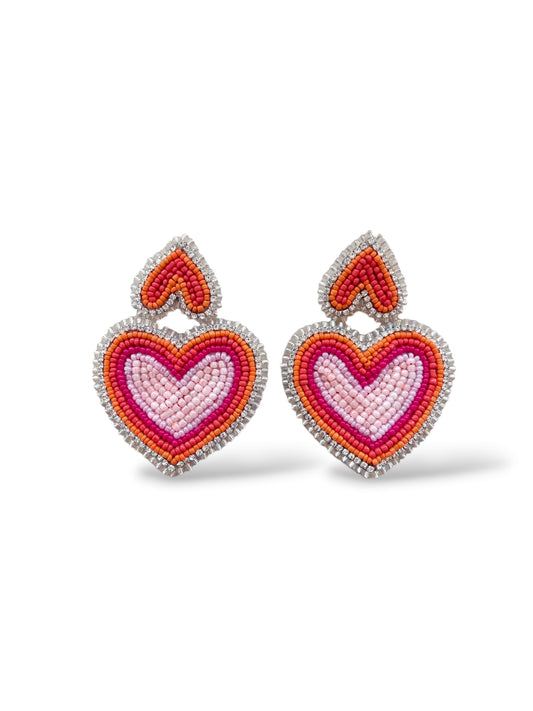 Pendientes Corazones de Acuarela